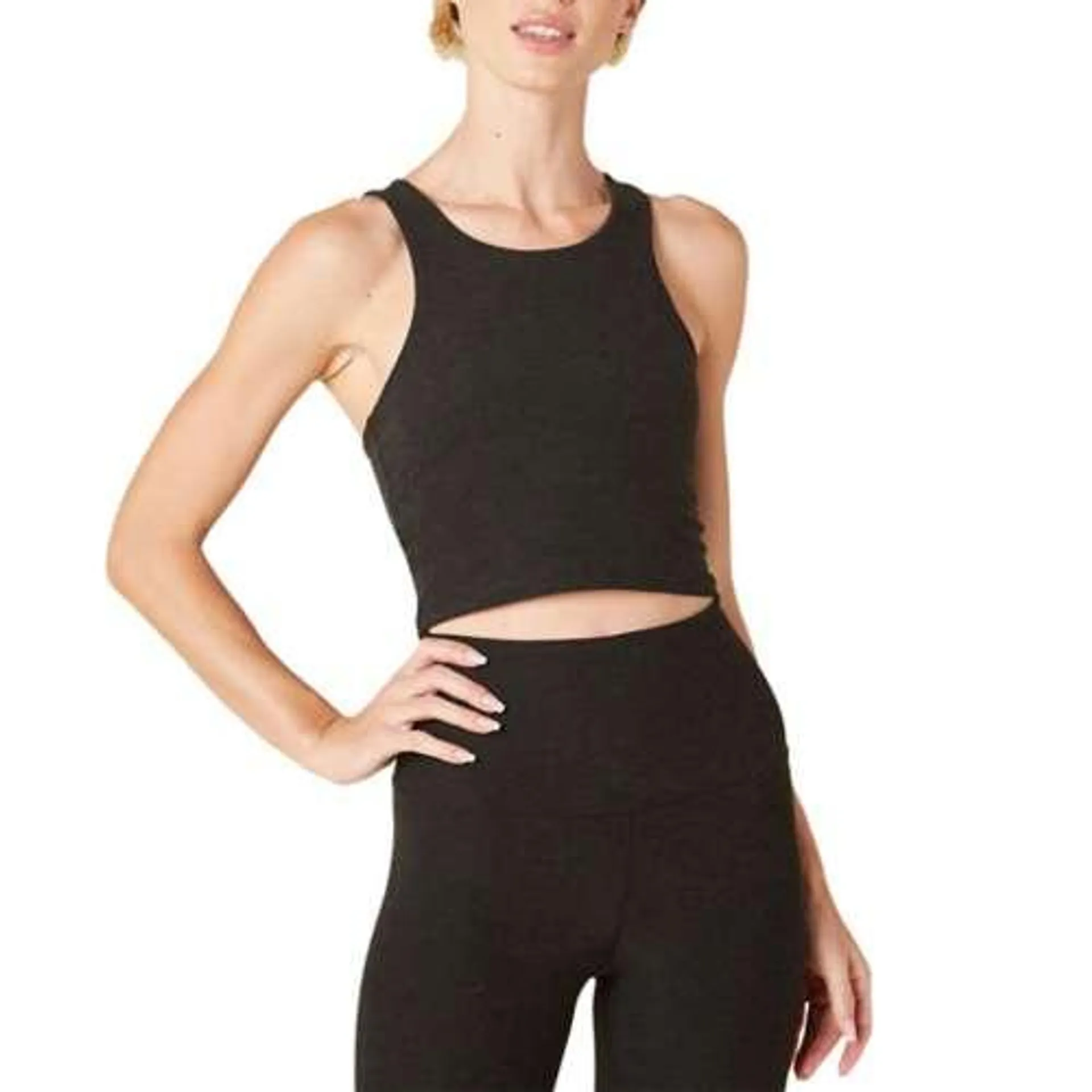 Women's Beyond Yoga Spacedye Focus Crop Tank Top