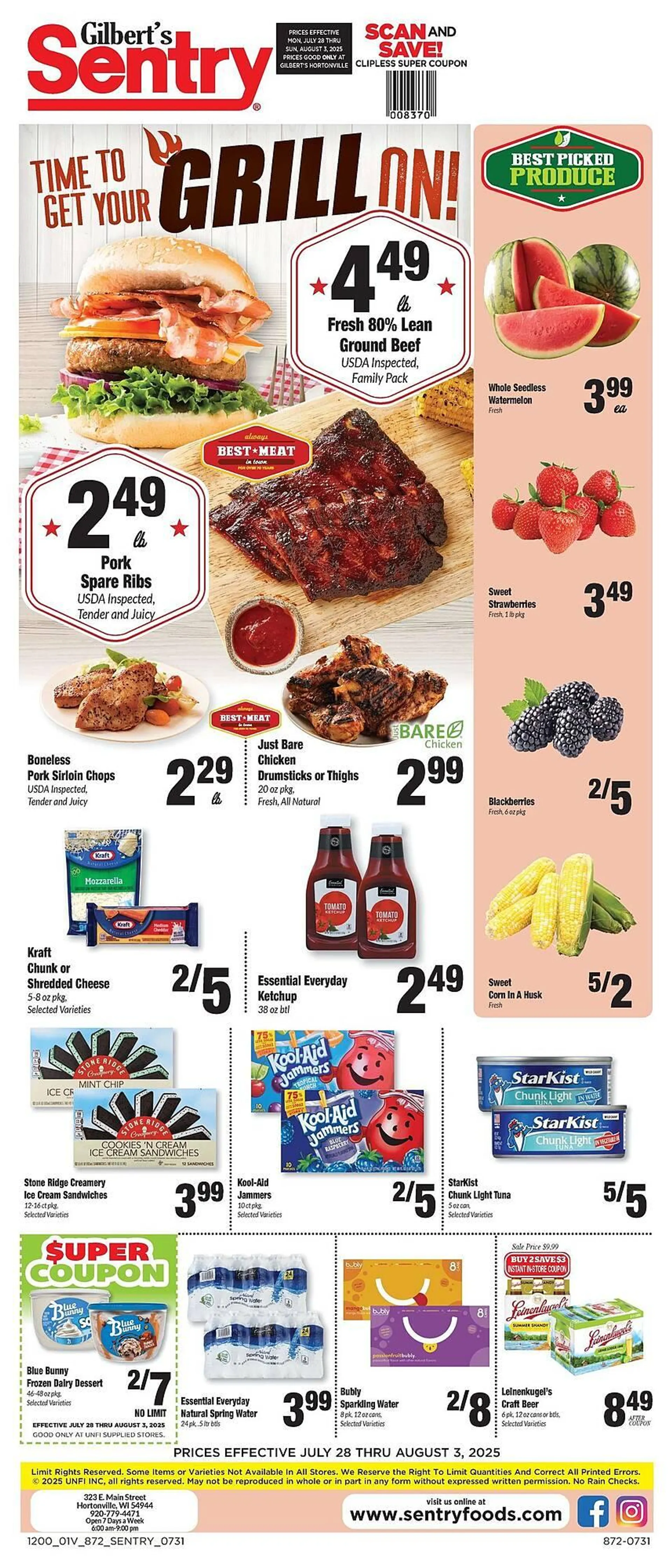 Weekly ad Sentry Weekly Ad from July 28 to August 3 2025 - Page 1
