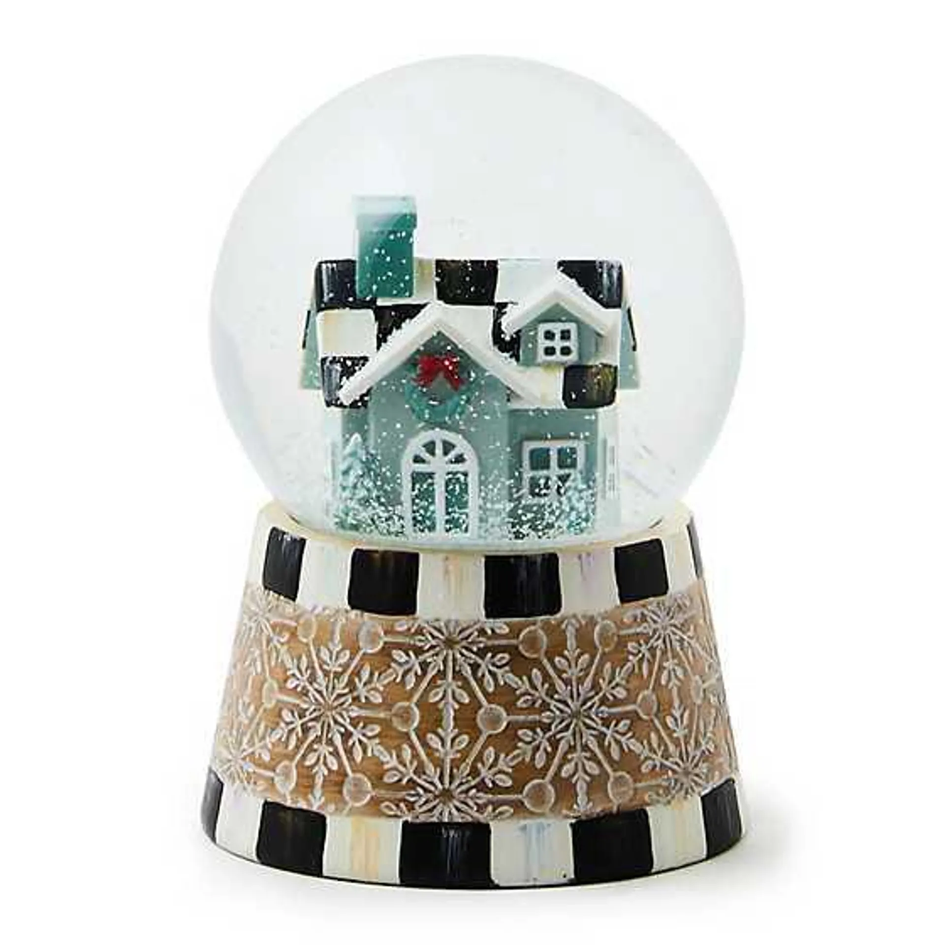 Farmhouse Holiday Snow Globe