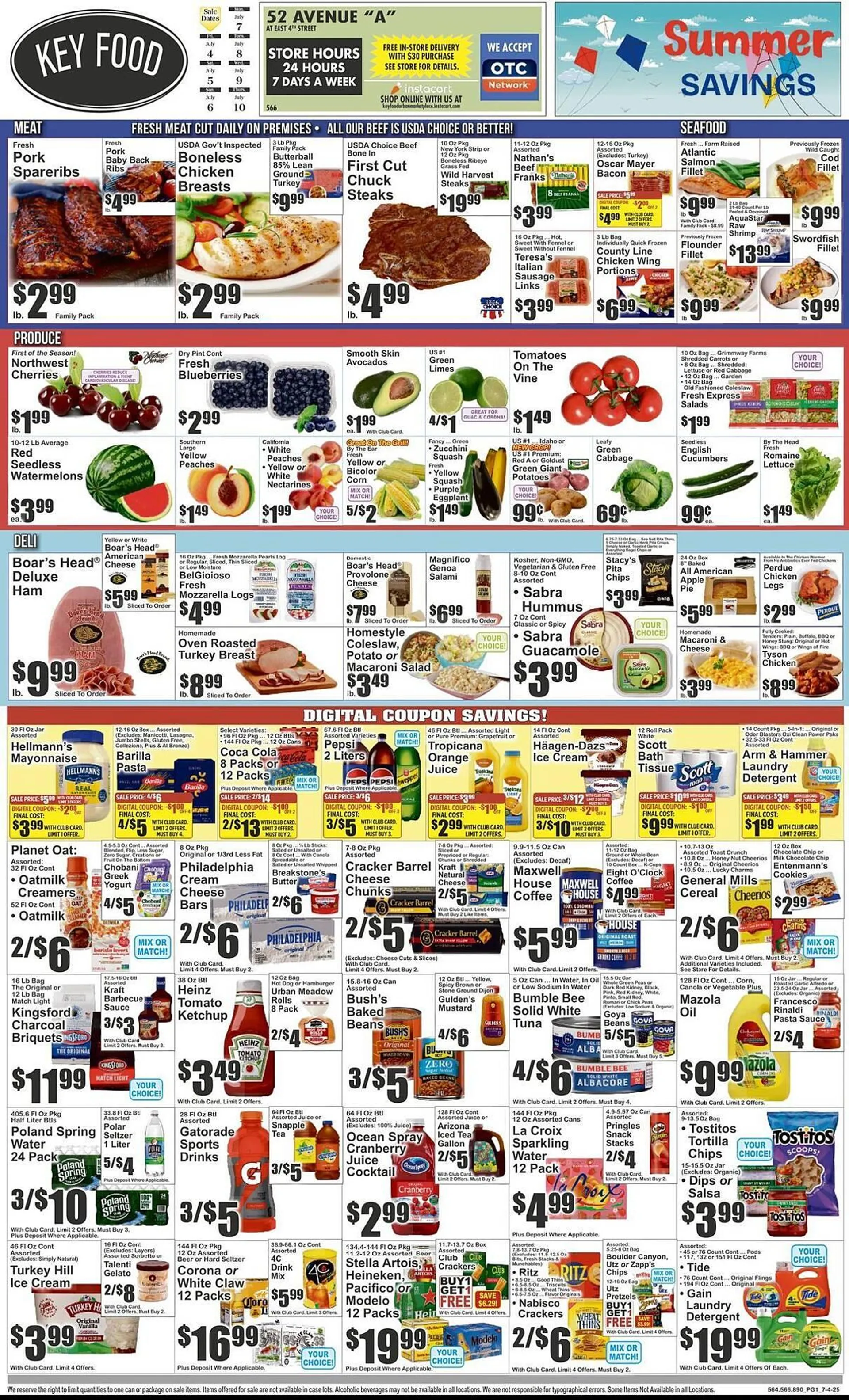 Key Food Weekly Ad - 1