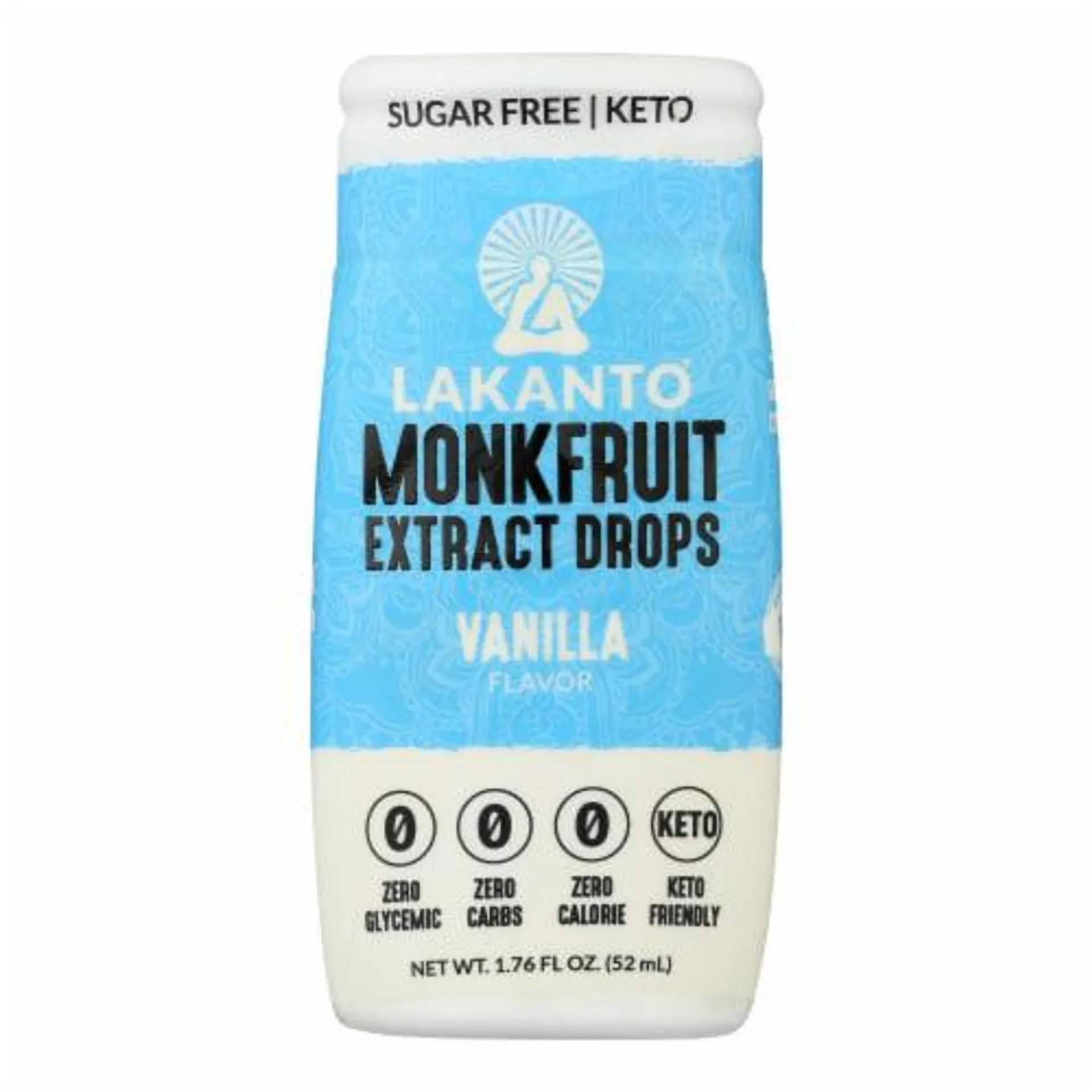 Lakanto - Swtnr Liquid Monkfruit Vanilla - Case of 6 - 1.76 FZ