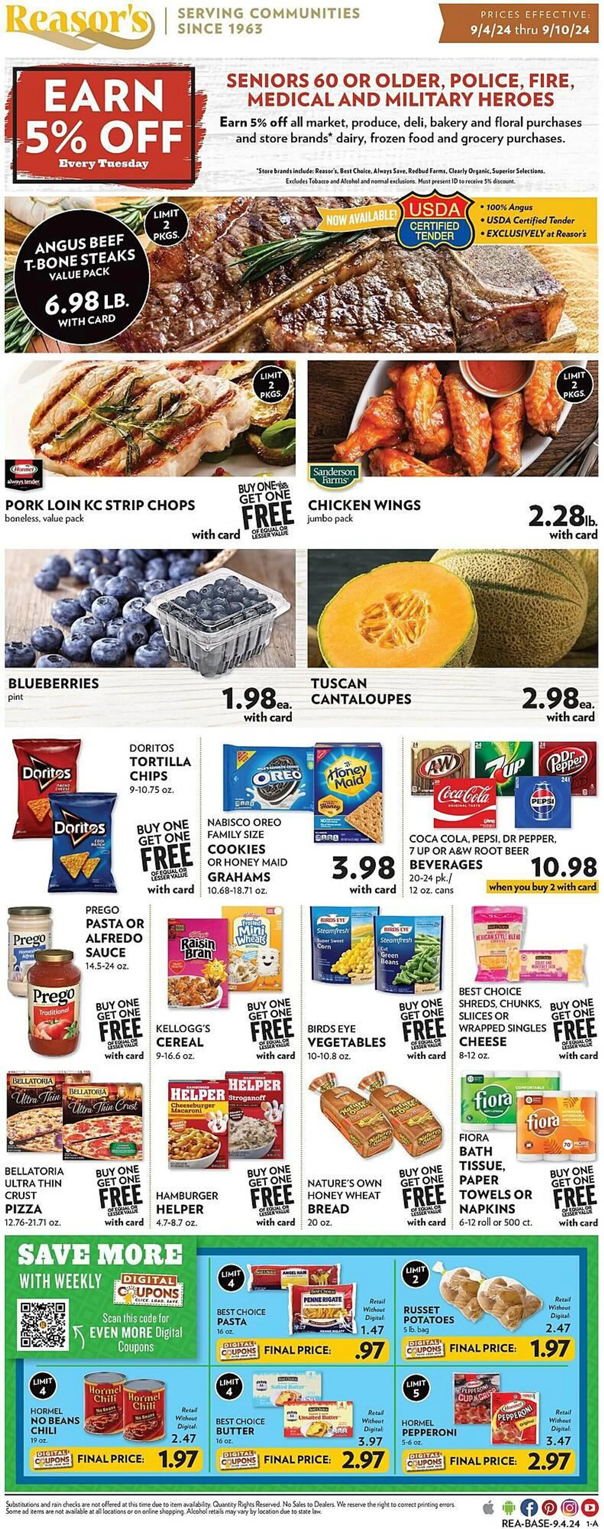 Reasors Weekly Ad - 1