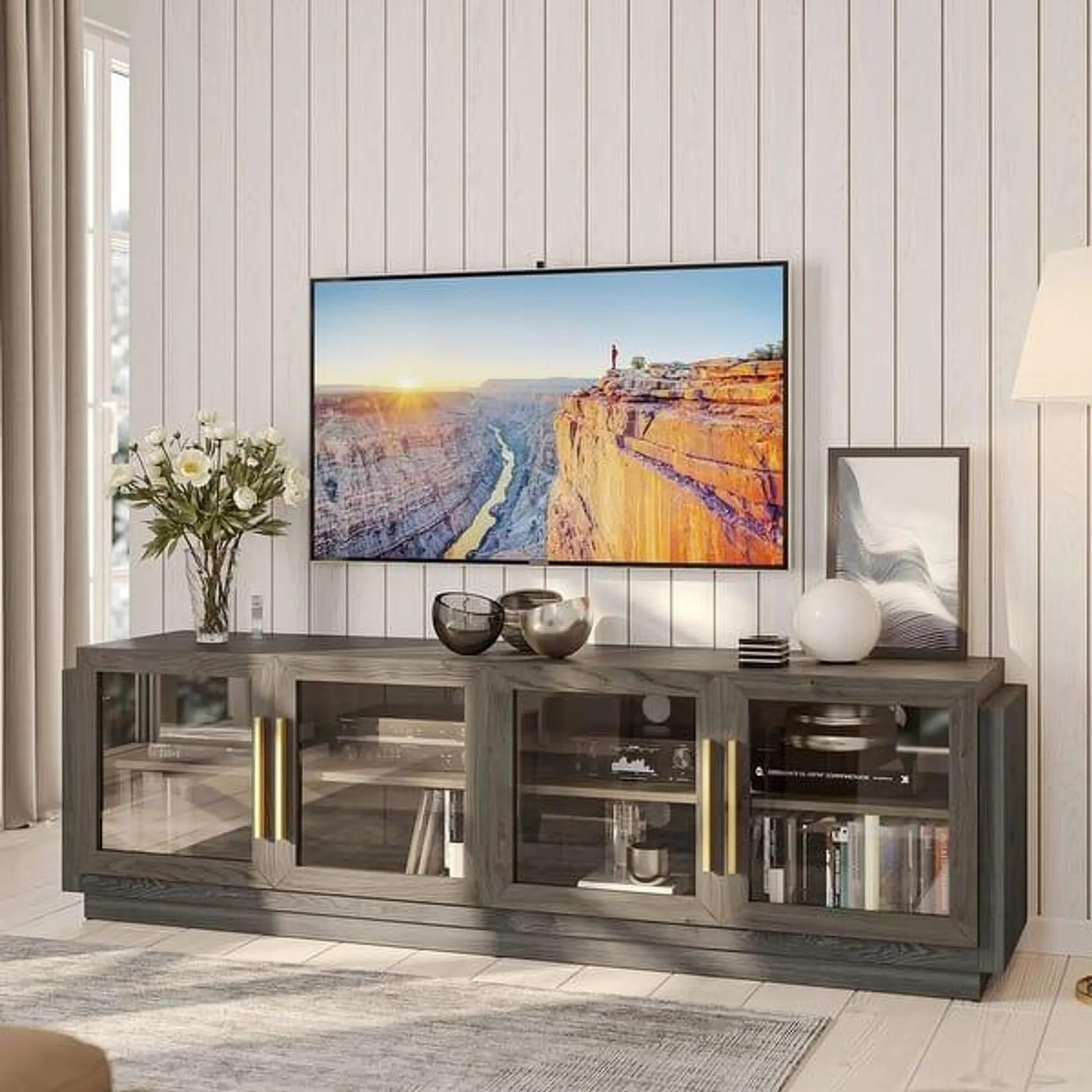 BELLEZE Brixston 70" TV Stand for TVs up to 75"