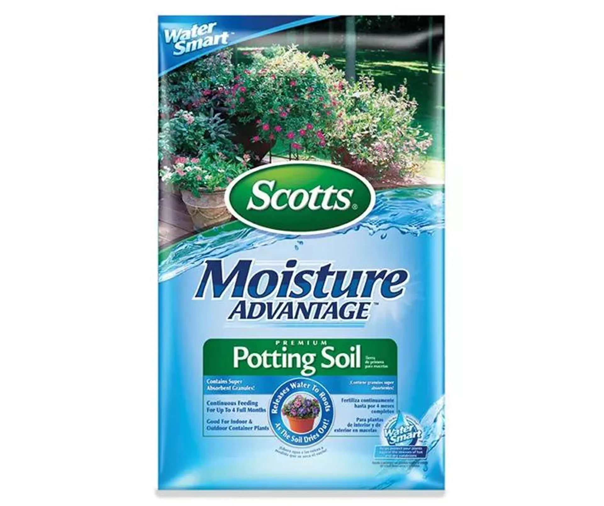 Moisture Advantage Premium Potting Soil, 1.25 Cu. Ft.