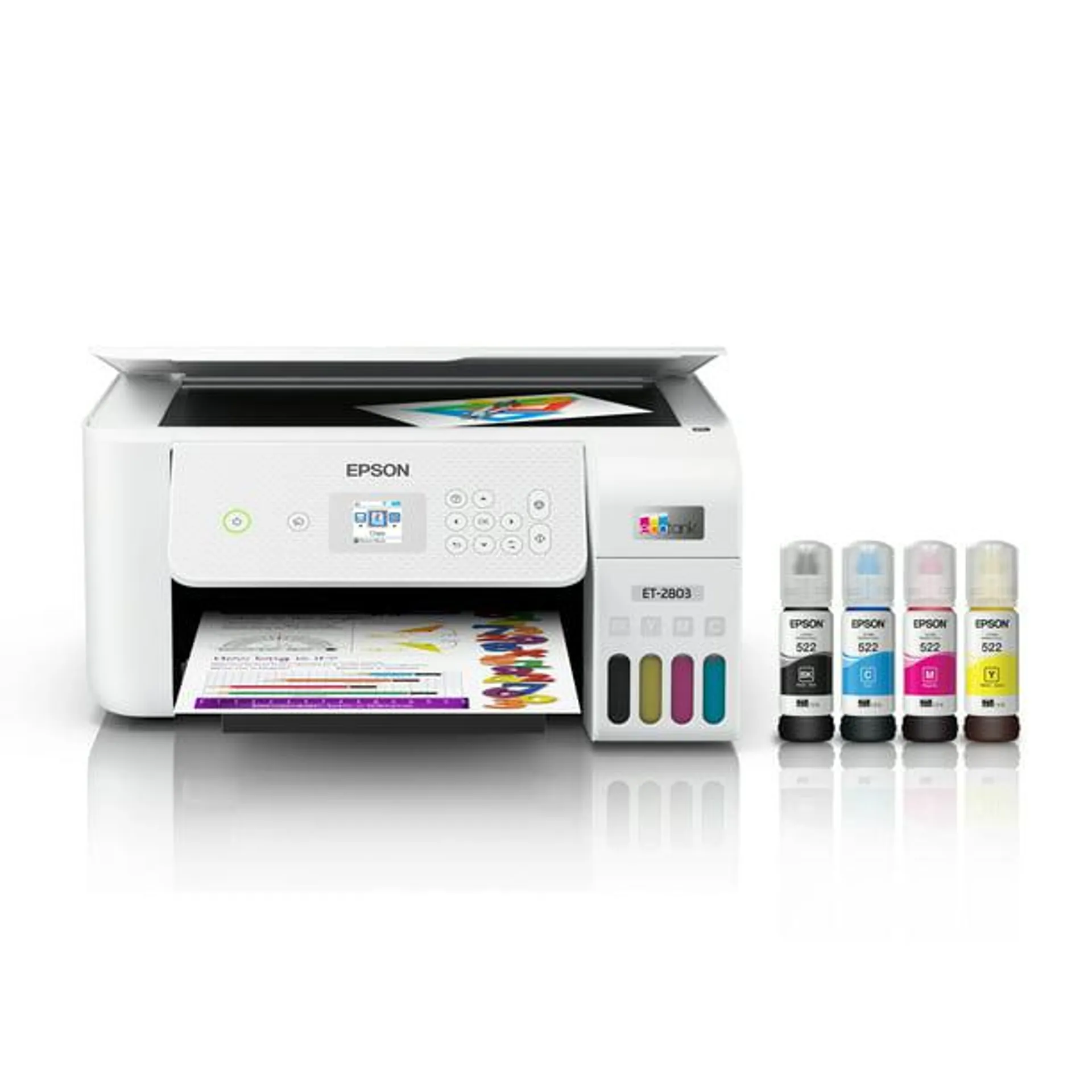 Epson EcoTank ET-2803 Wireless All-in-One Cartridge-Free Printer