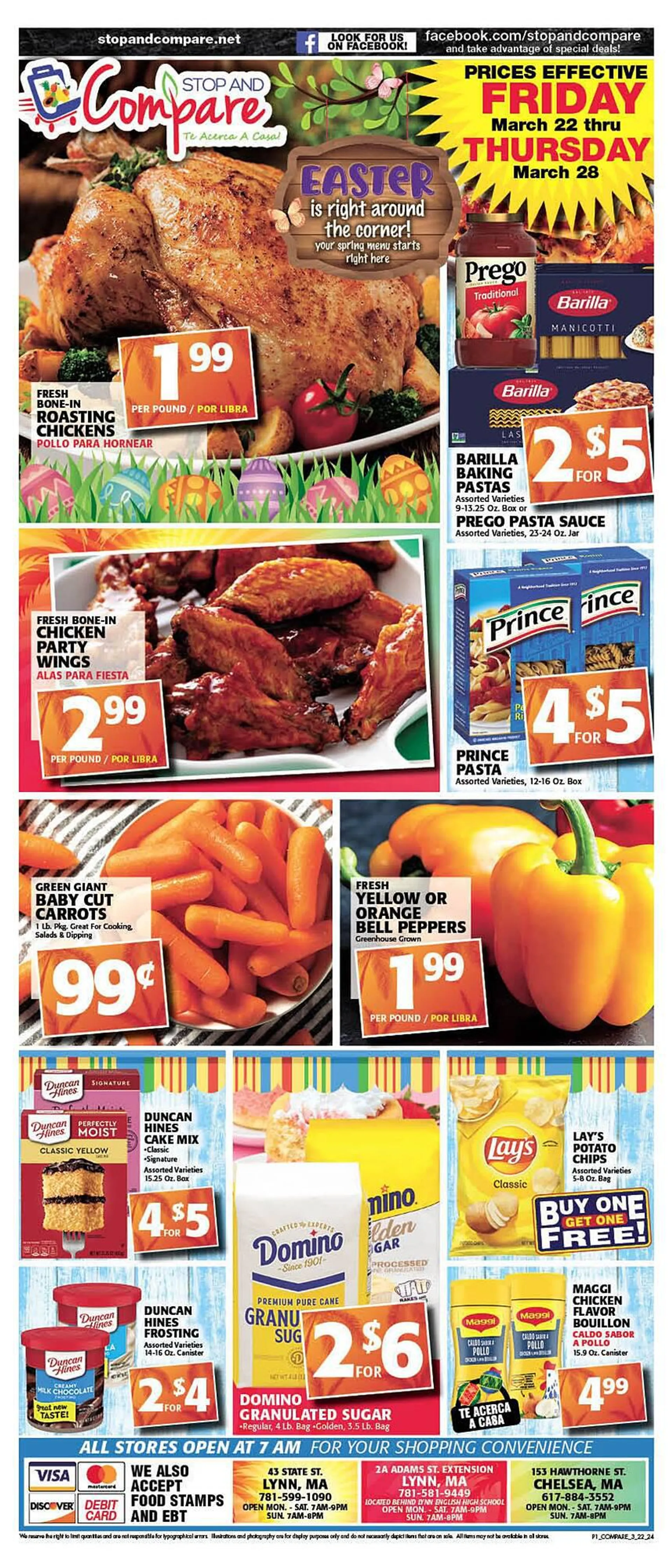 Weekly ad Stop and Compare Markets Weekly Ad from March 22 to March 28 2024 - Page 1