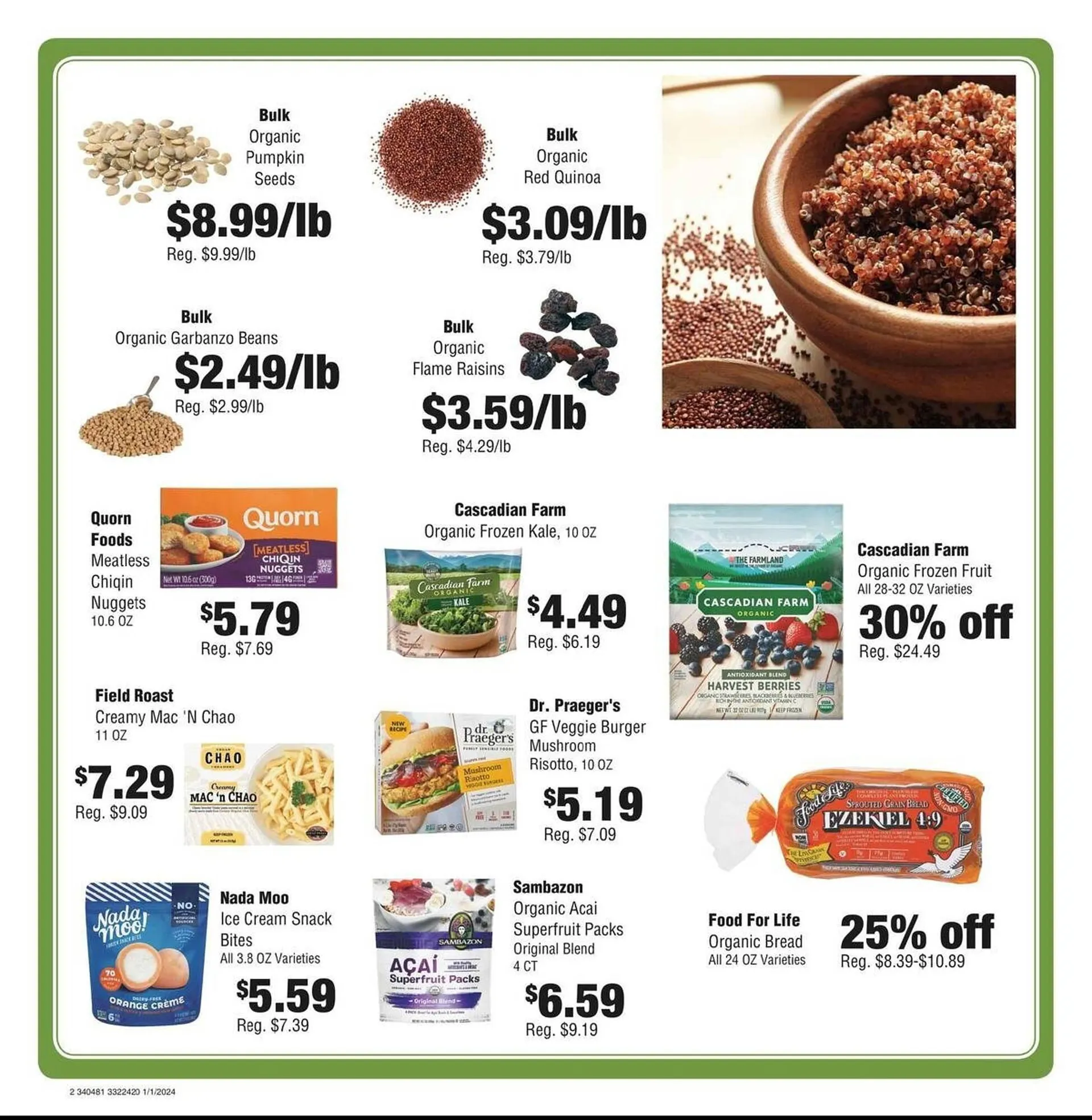Weekly ad Perelandra Natural Food Center Weekly Ad from January 1 to January 31 2024 - Page 2