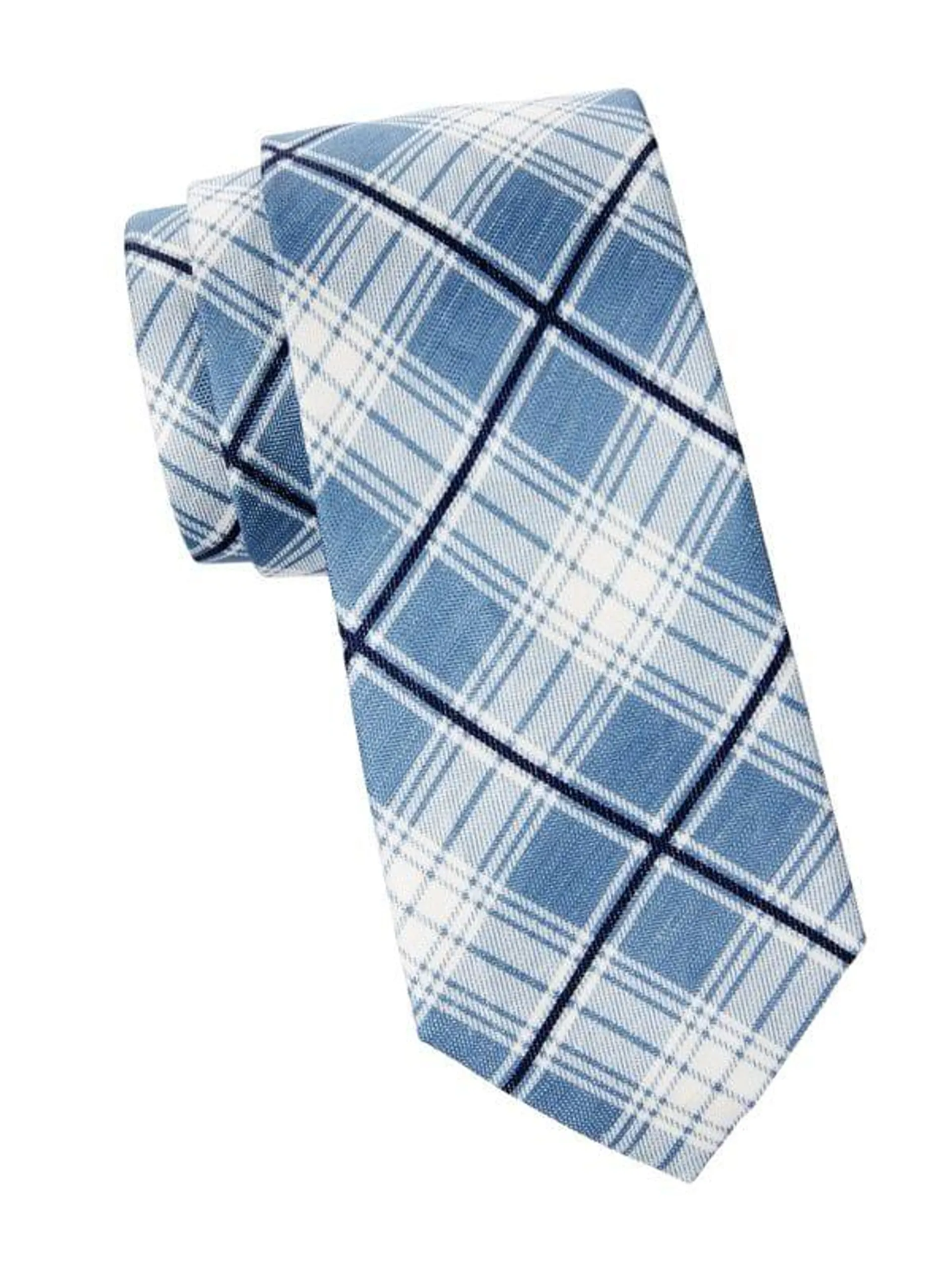 Plaid Silk Tie