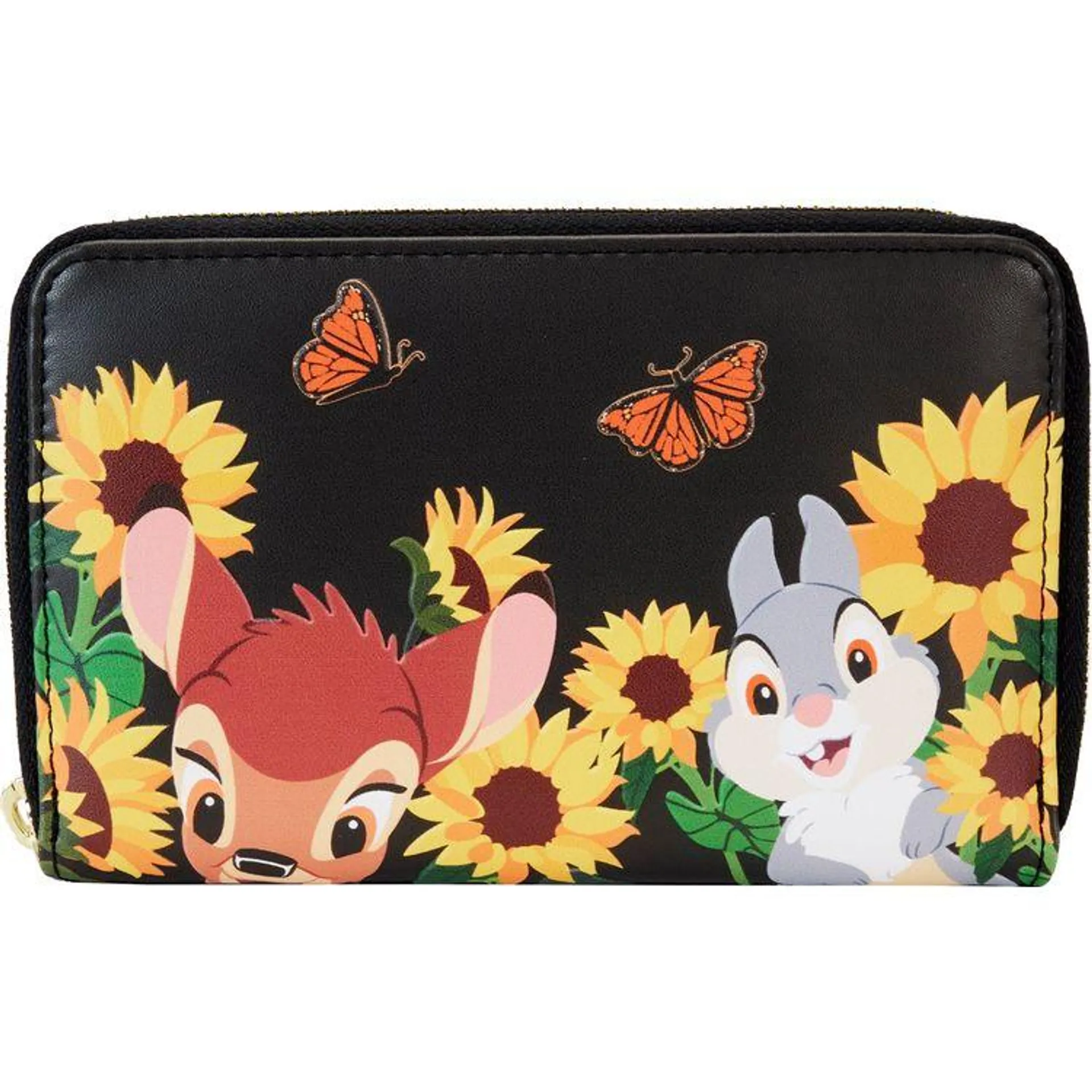 Bambi Sunflower Friends Zip Around Wallet