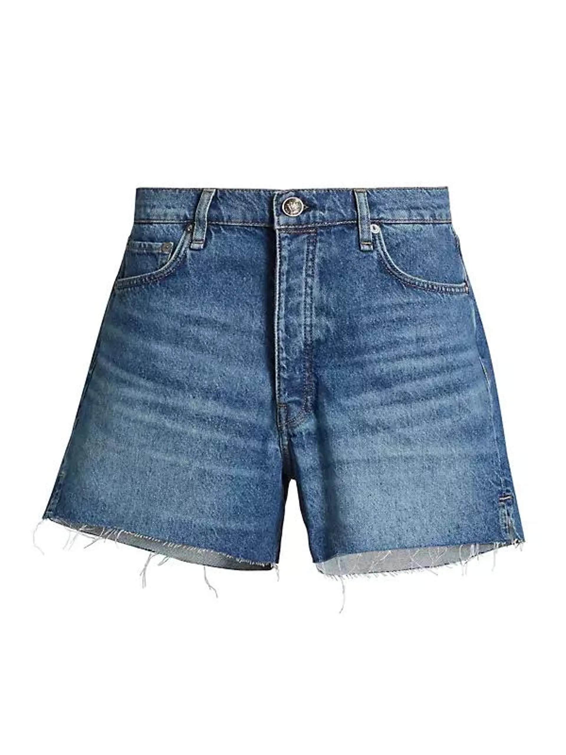 Cut-Off Denim Shorts