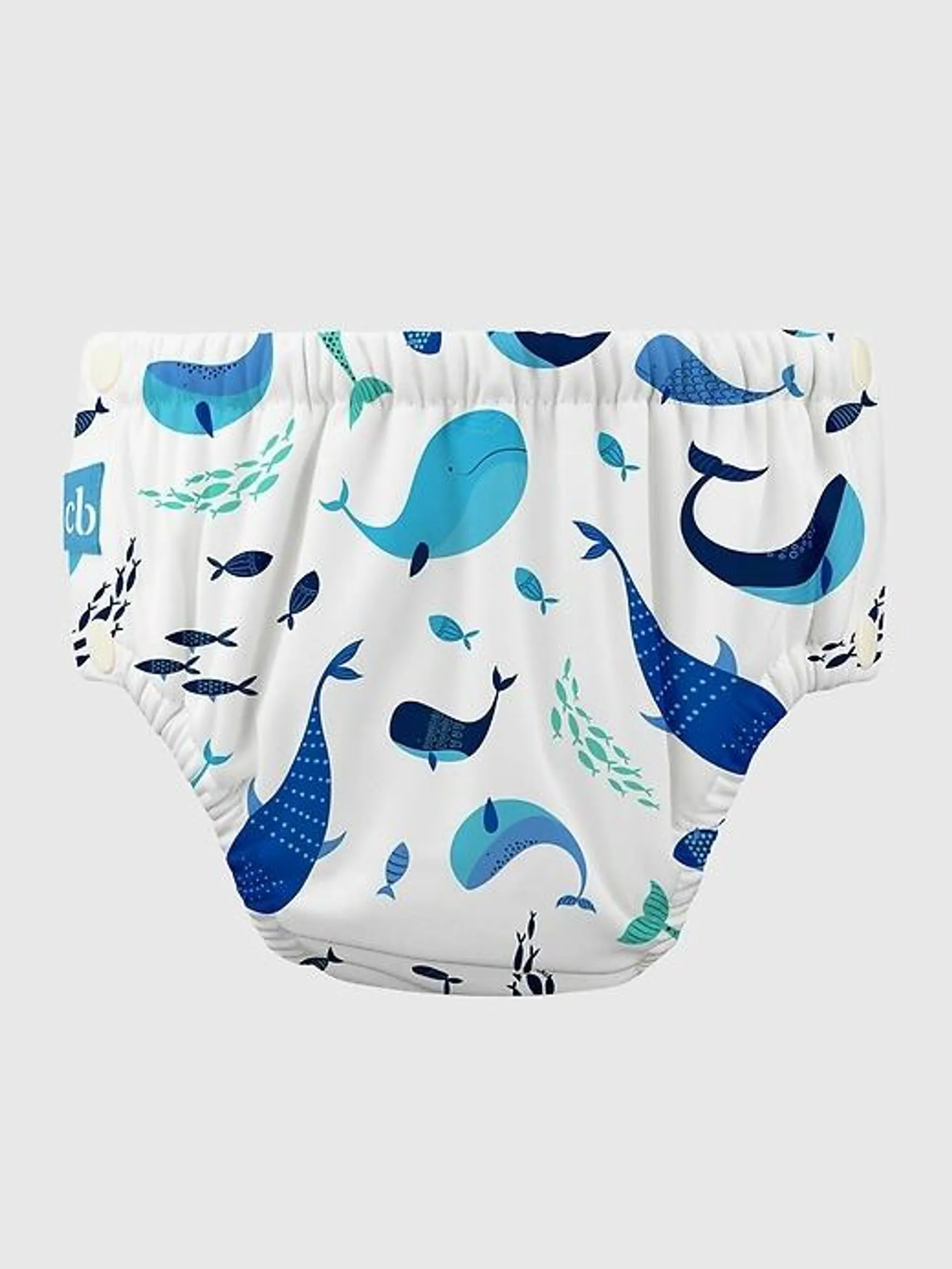 Charlie Banana Reusable Swim Diaper with Snaps UPF50