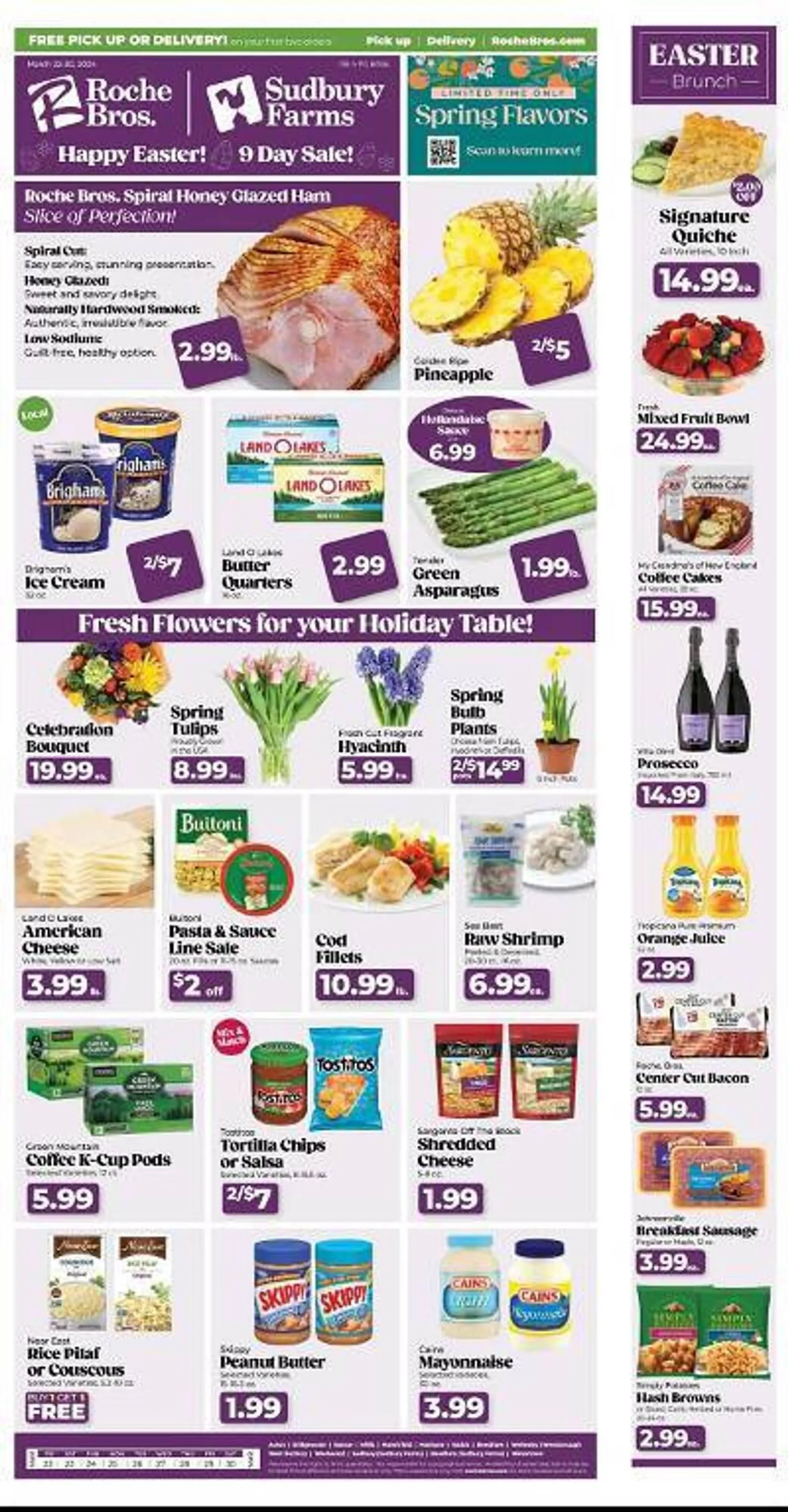 Weekly ad Roche Bros Weekly Ad from March 22 to March 30 2024 - Page 1