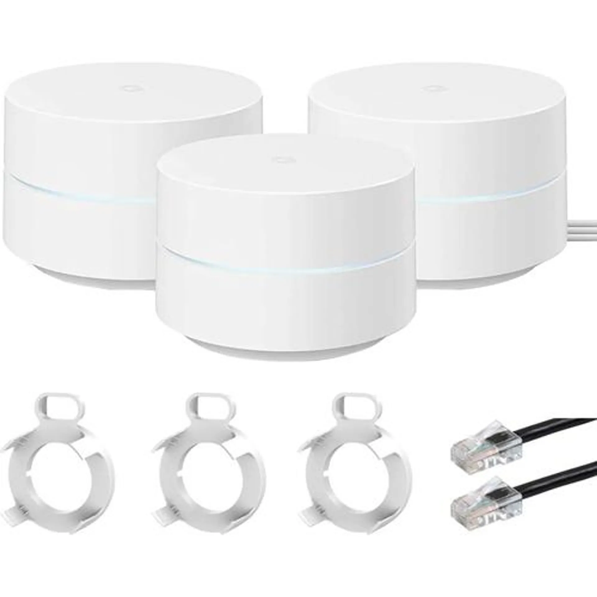 Google Wifi Mesh Network System Router AC1200 Point 3-pack (GA02434-US), 2020