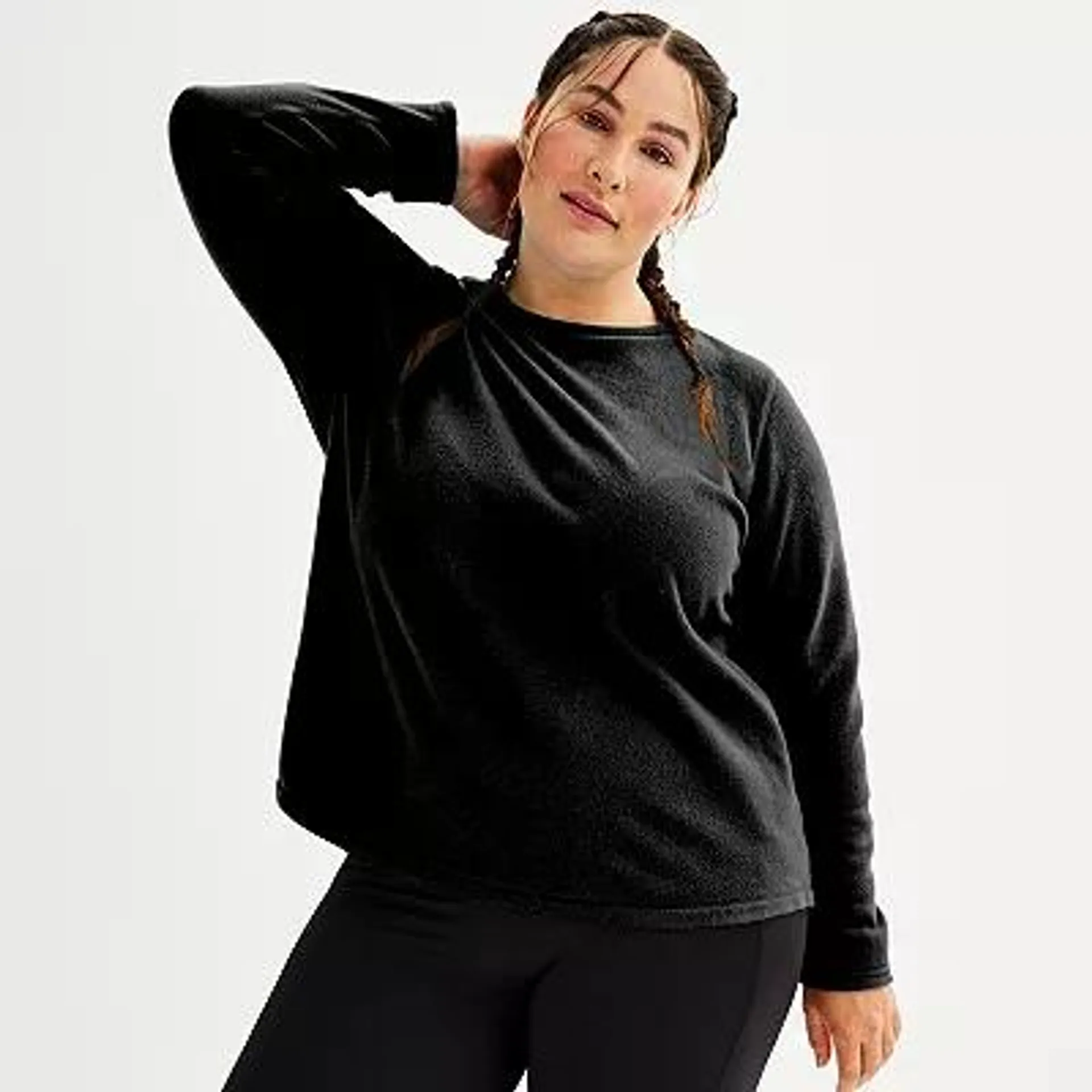 Plus Size Tek Gear Microfleece Top