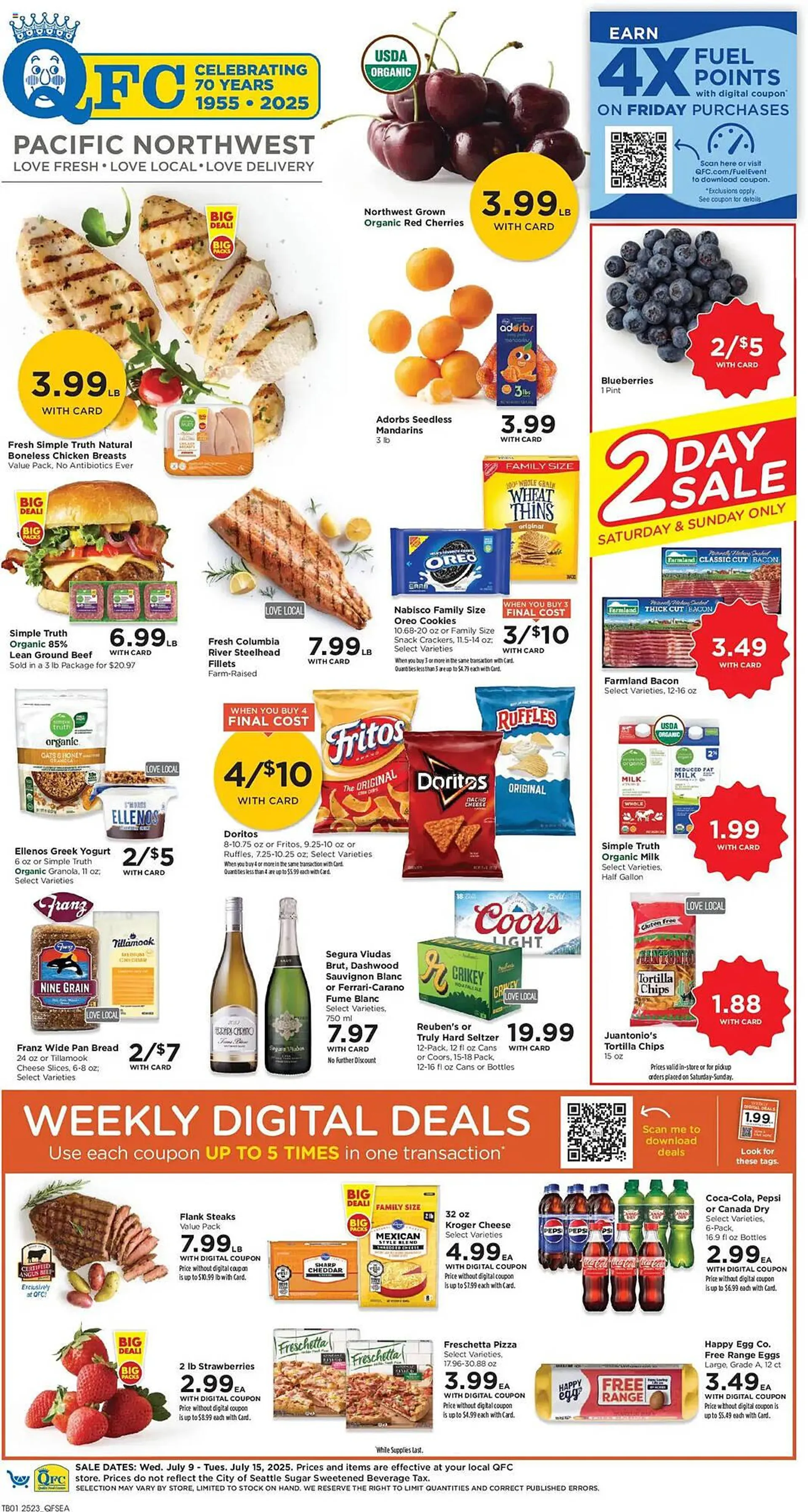 Weekly ad QFC Weekly Ad from July 9 to July 16 2025 - Page 1