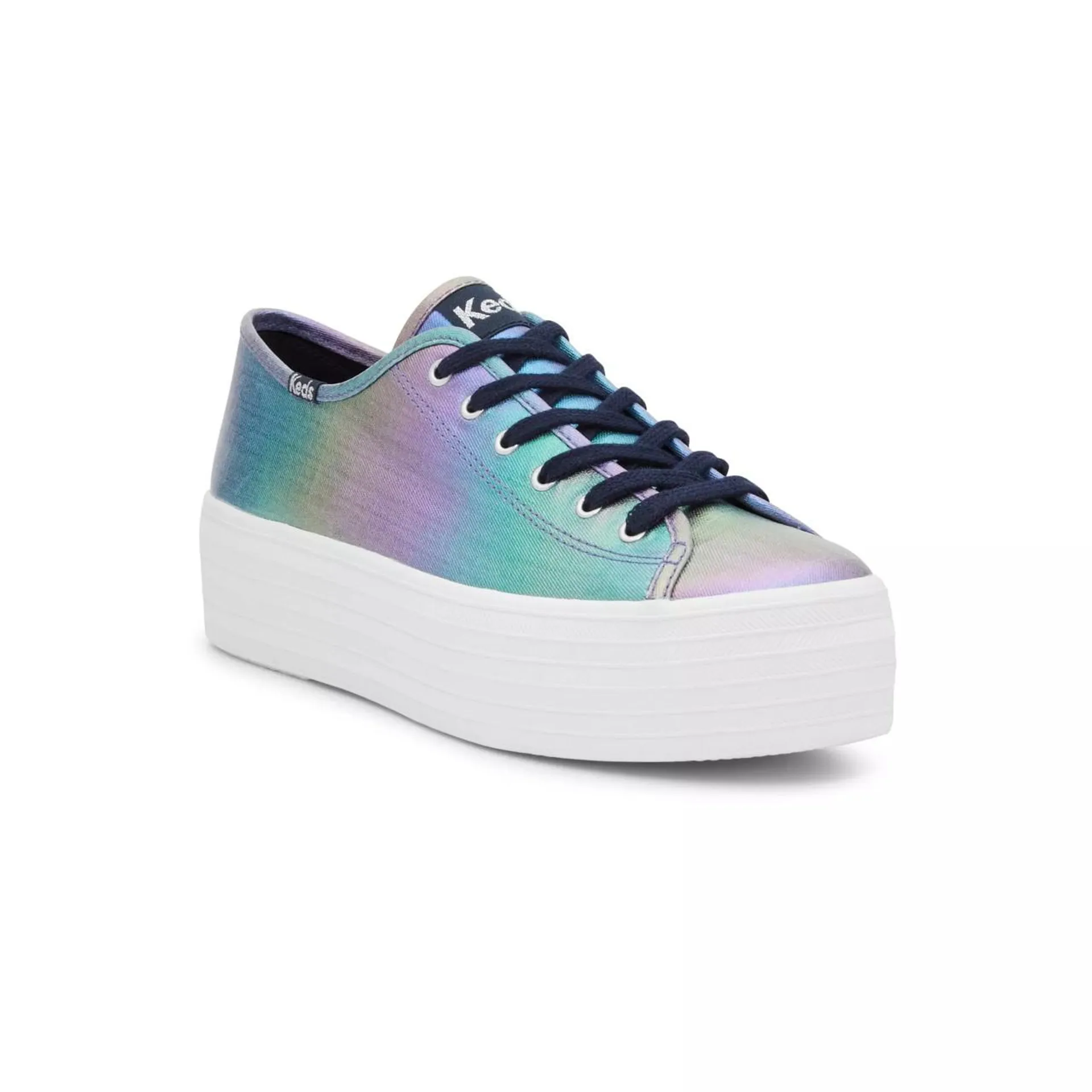 Keds Triple Up Metallic Foil Lace Up