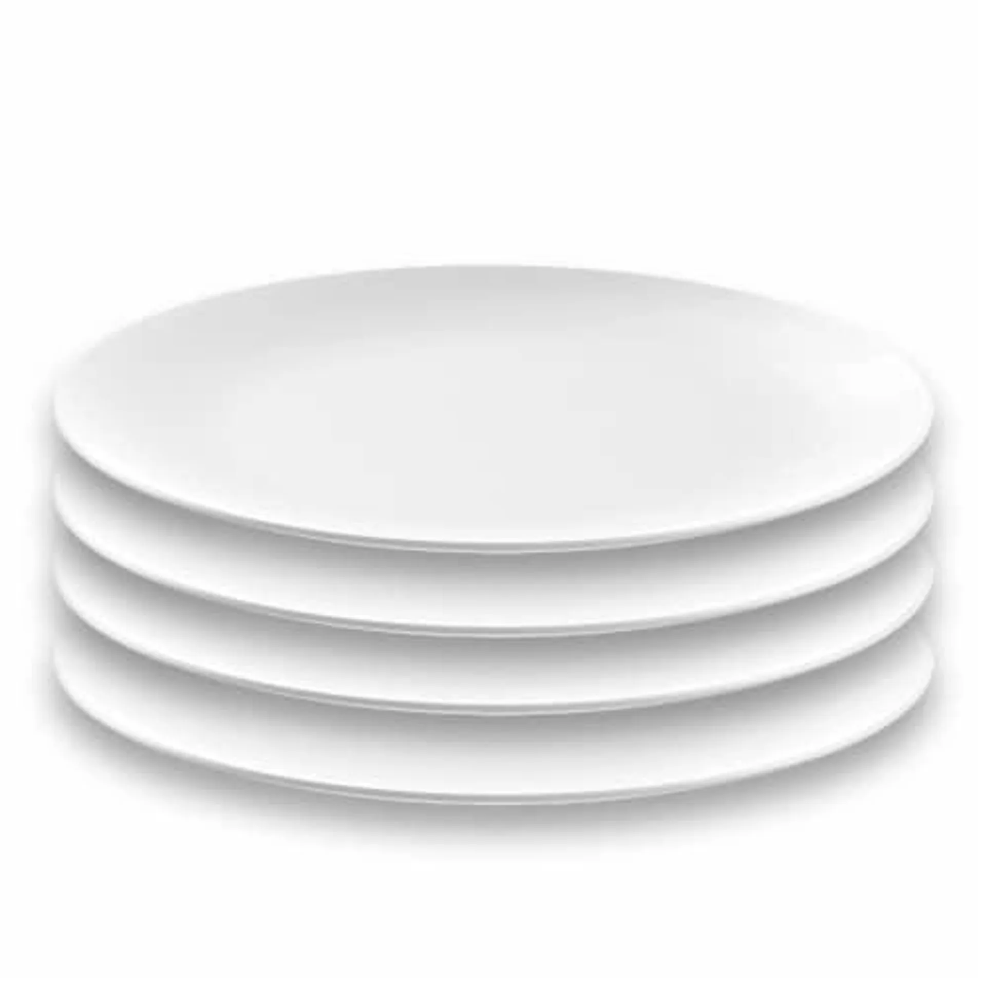 HD Designs Outdoors Dinner Plates - White
