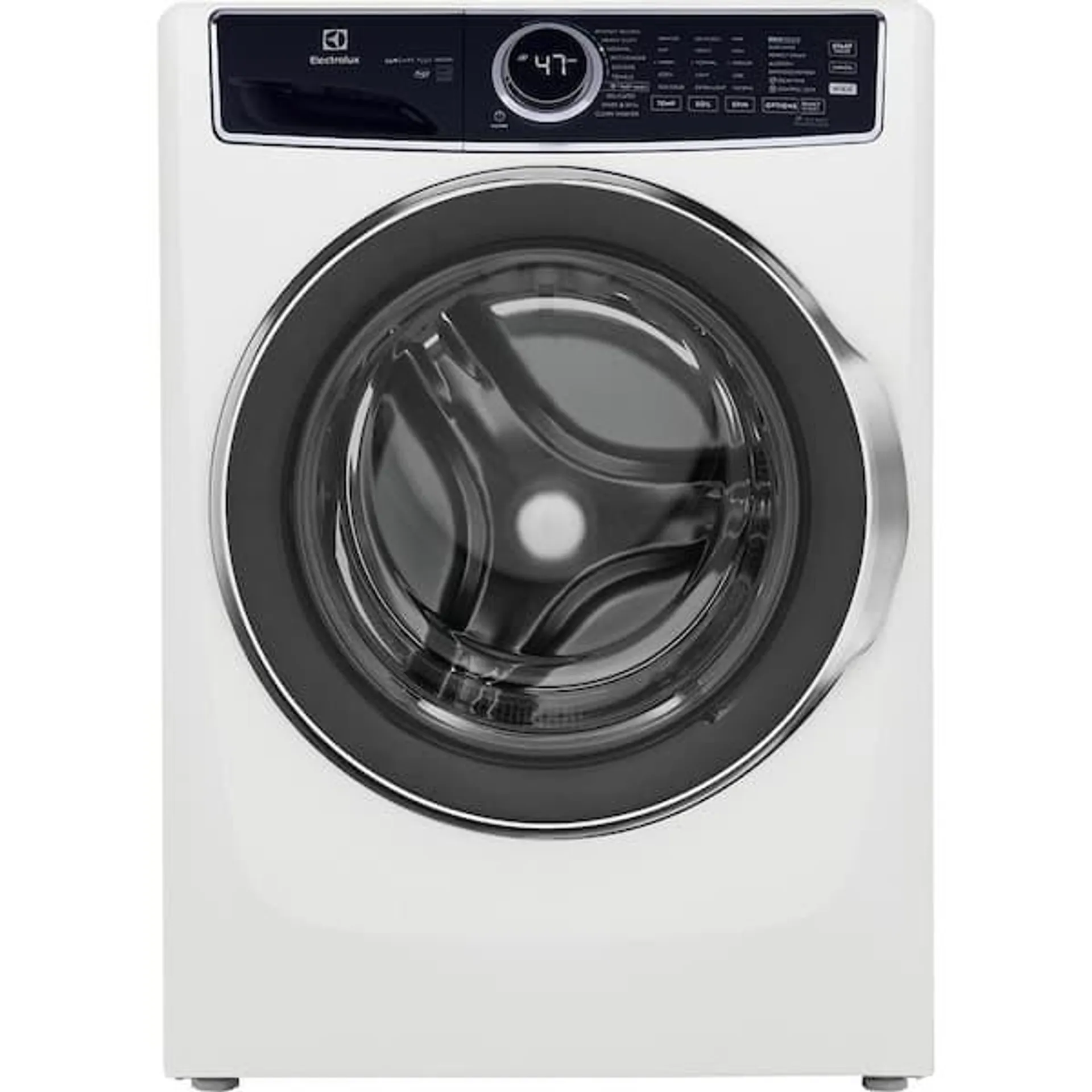 4.5 cu. ft. Stackable Front Load Washer in White with LuxCare Plus Wash System, Pure Rinse and 15-minute Fast Wash