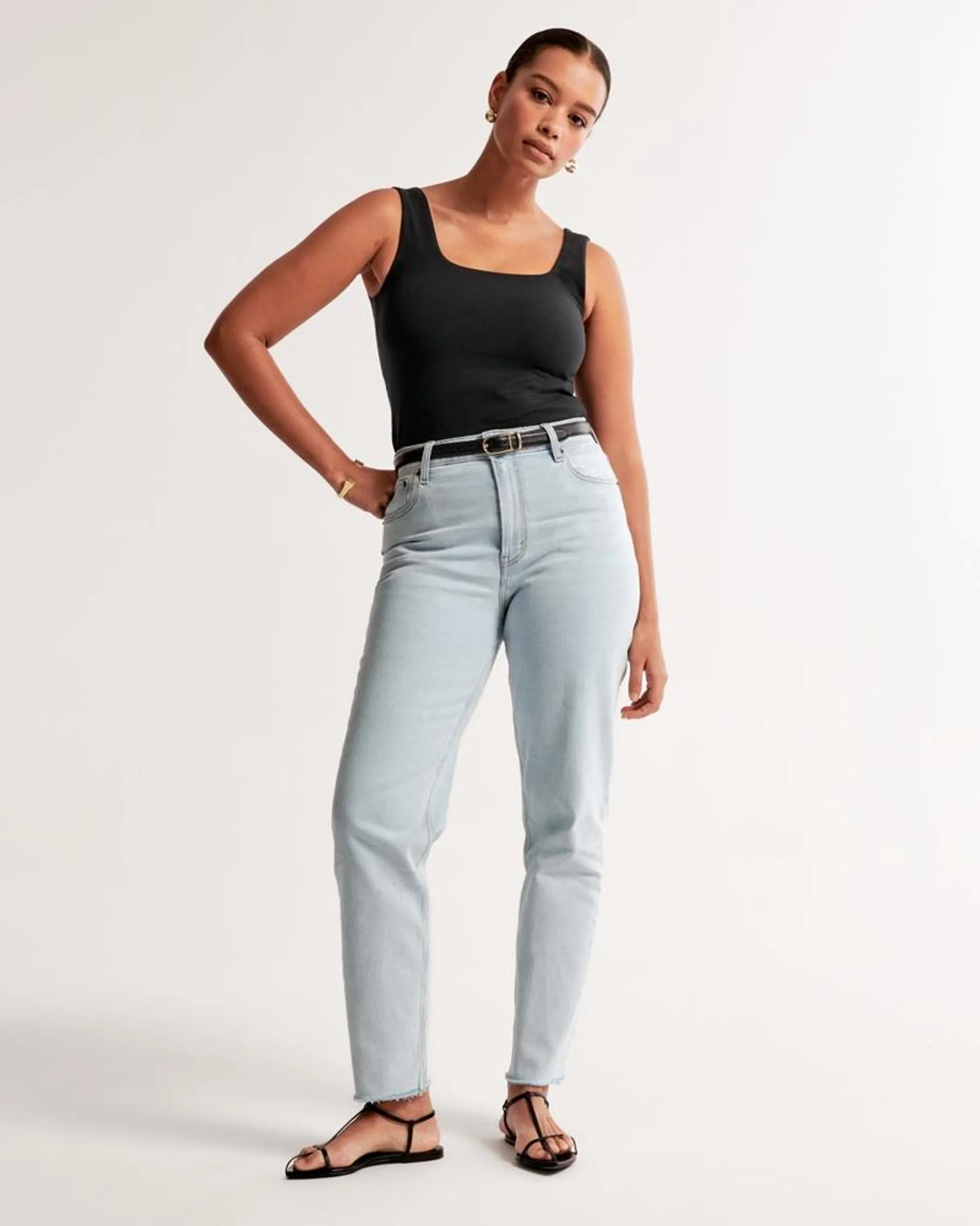 Curve Love High Rise Mom Jean