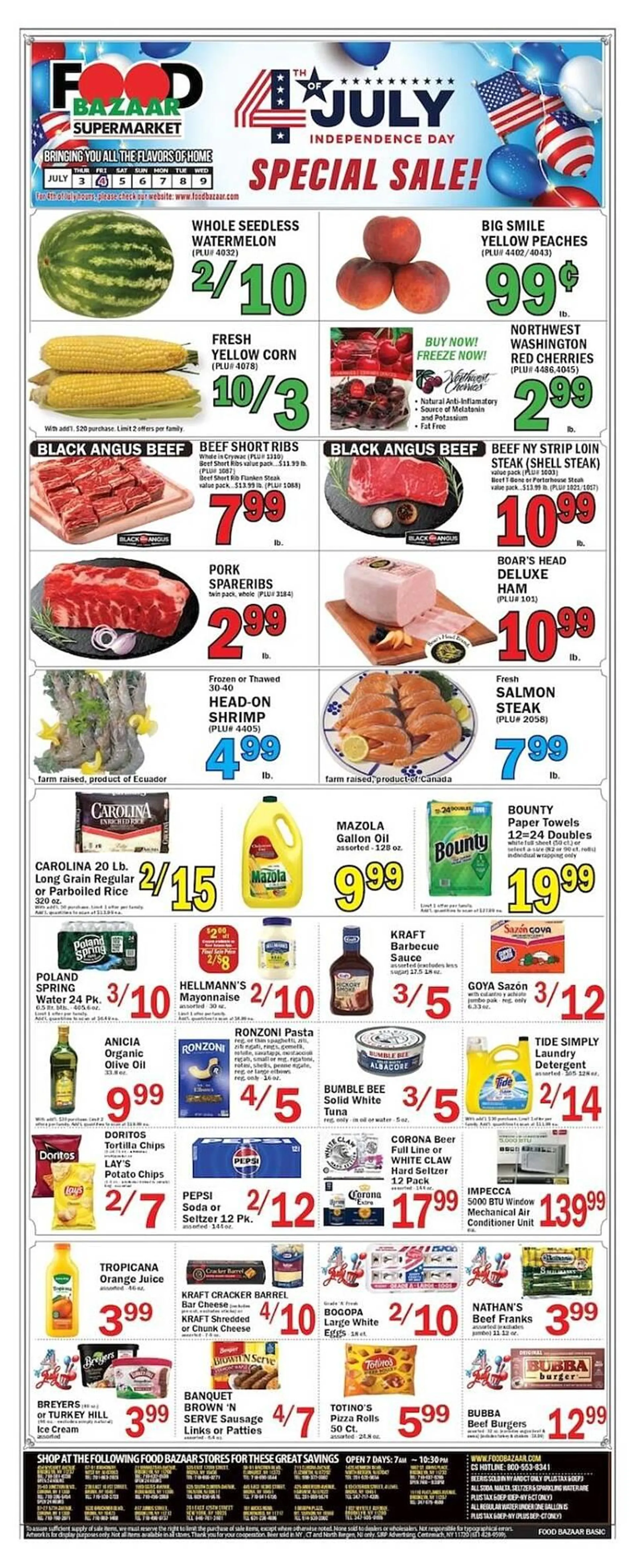 Food Bazaar Weekly Ad - 1