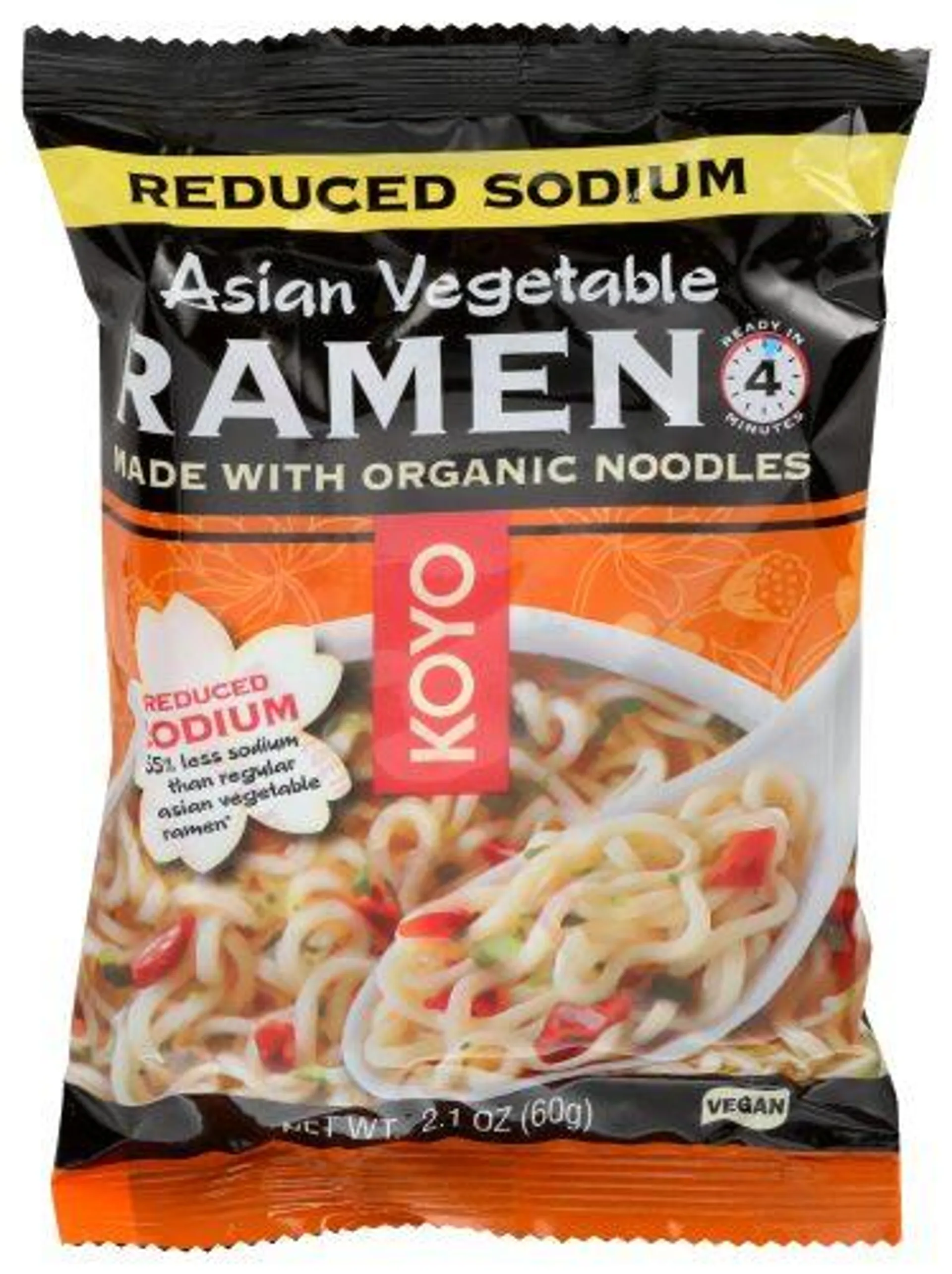 ASIAN VEGETABLE RAMEN RED SODIUM