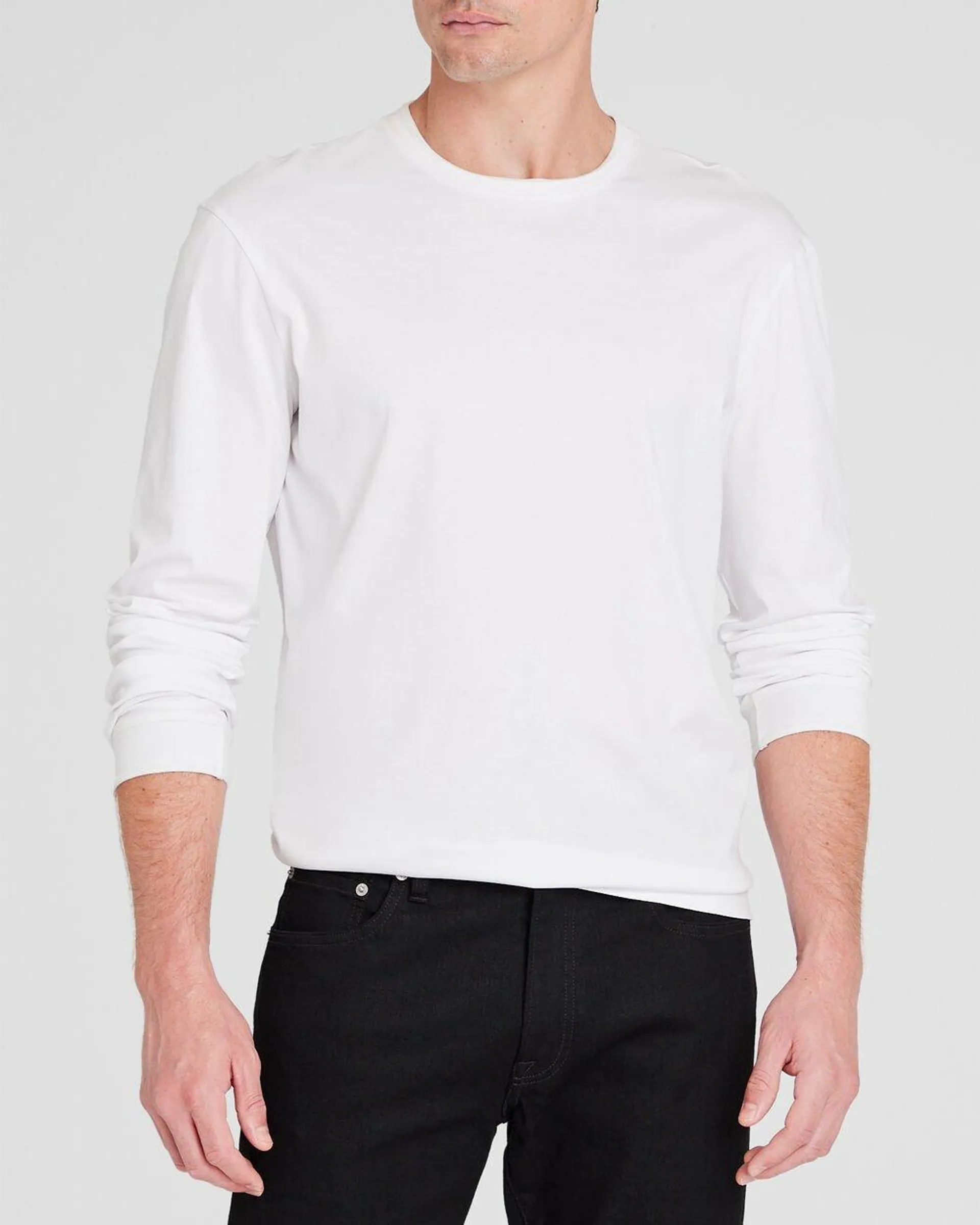 Long-Sleeve Refined Crew Tee