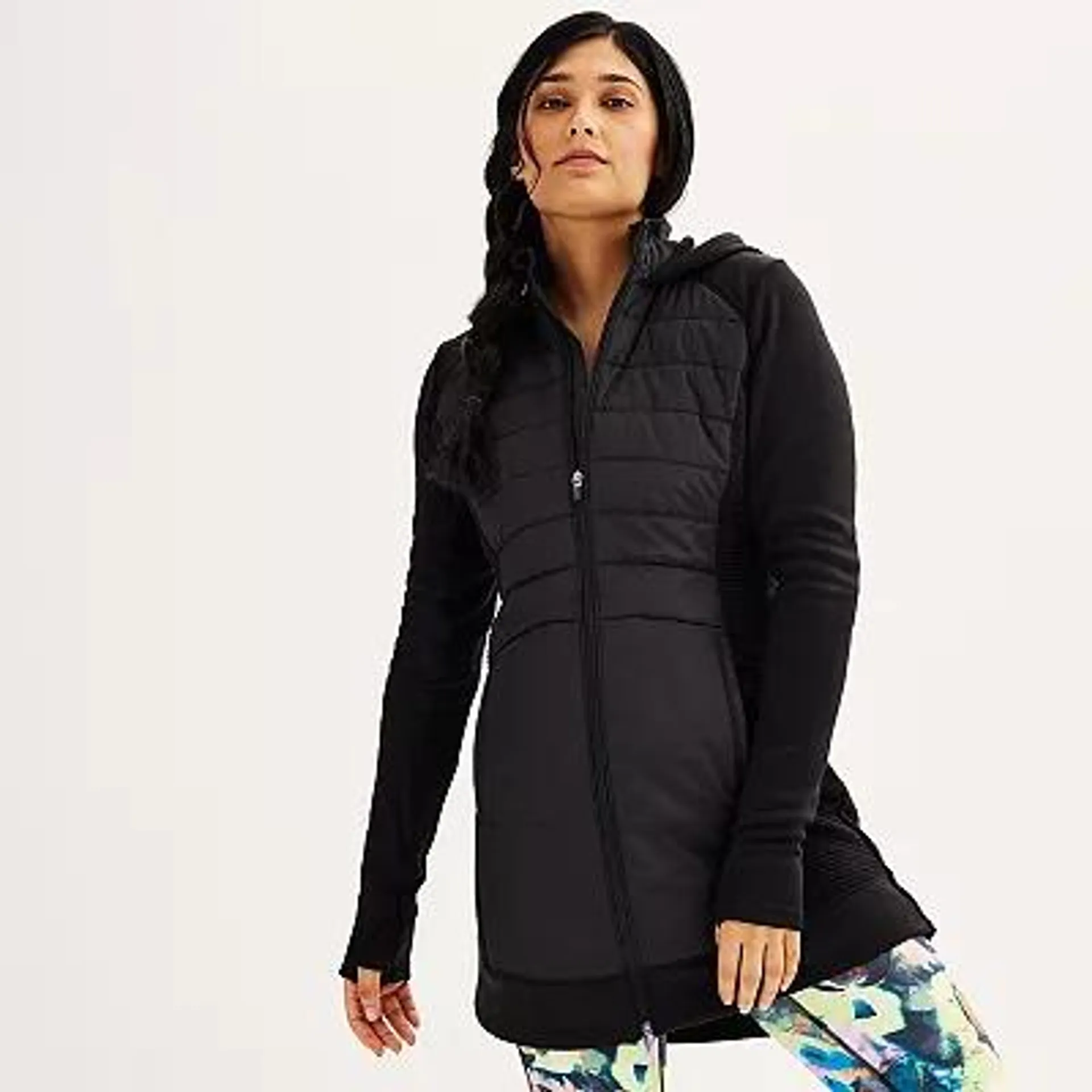 Women's Tek Gear® Long Mixed Media Jacket