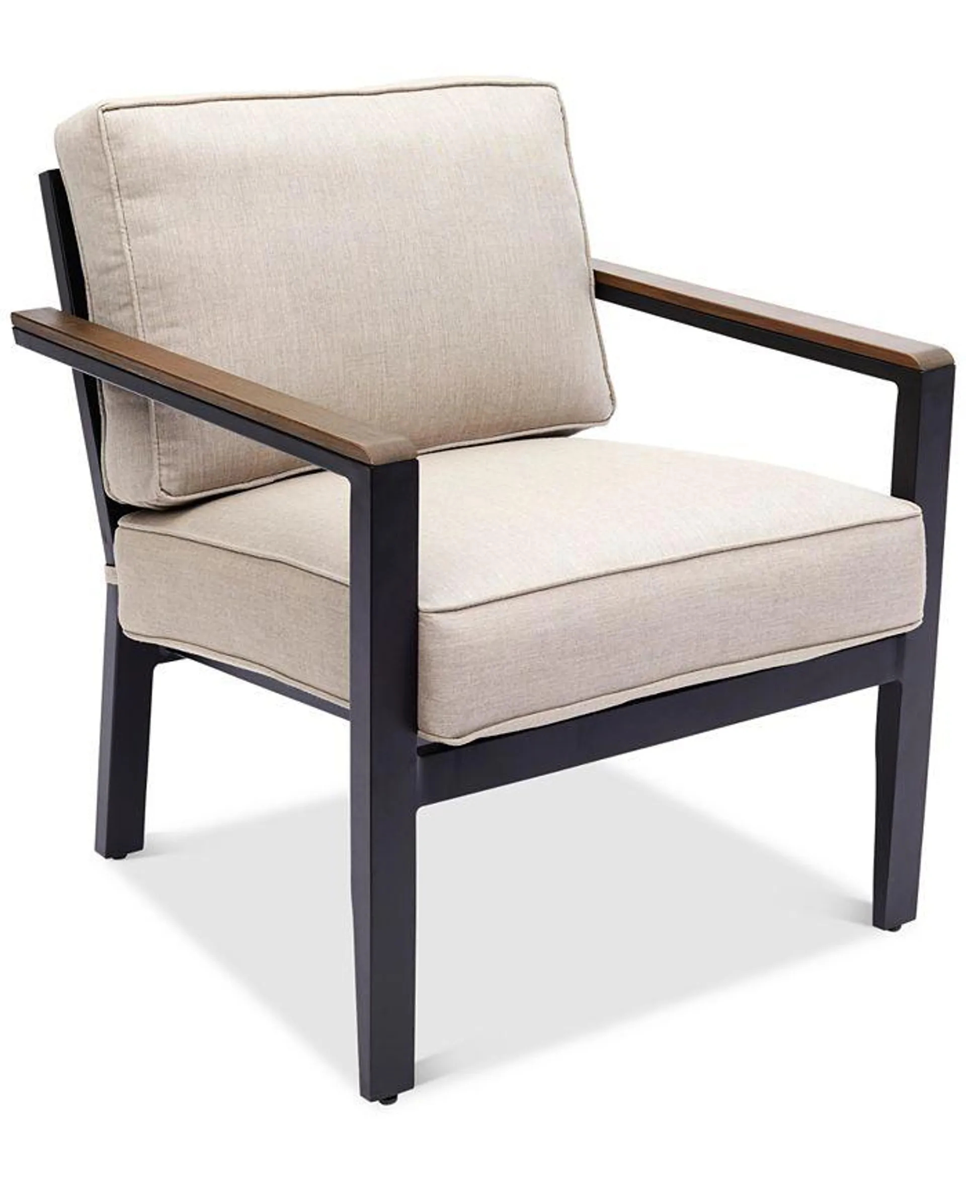 Stockholm Outdoor Club Chair with Outdoor Cushions, Created for Macy's