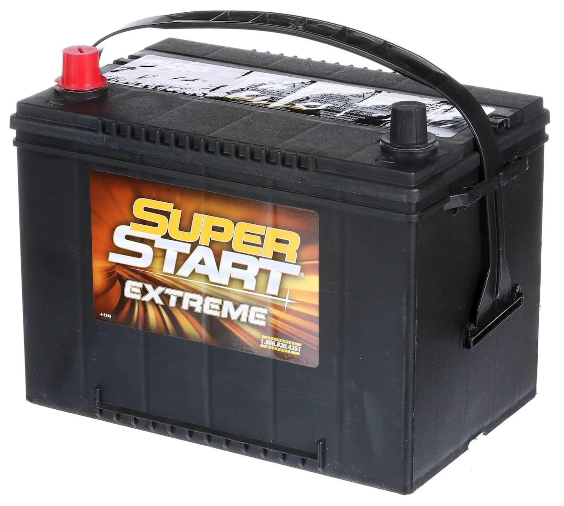 Super Start Extreme Standard Flooded Top Post Battery Group Size 34 - 34EXT