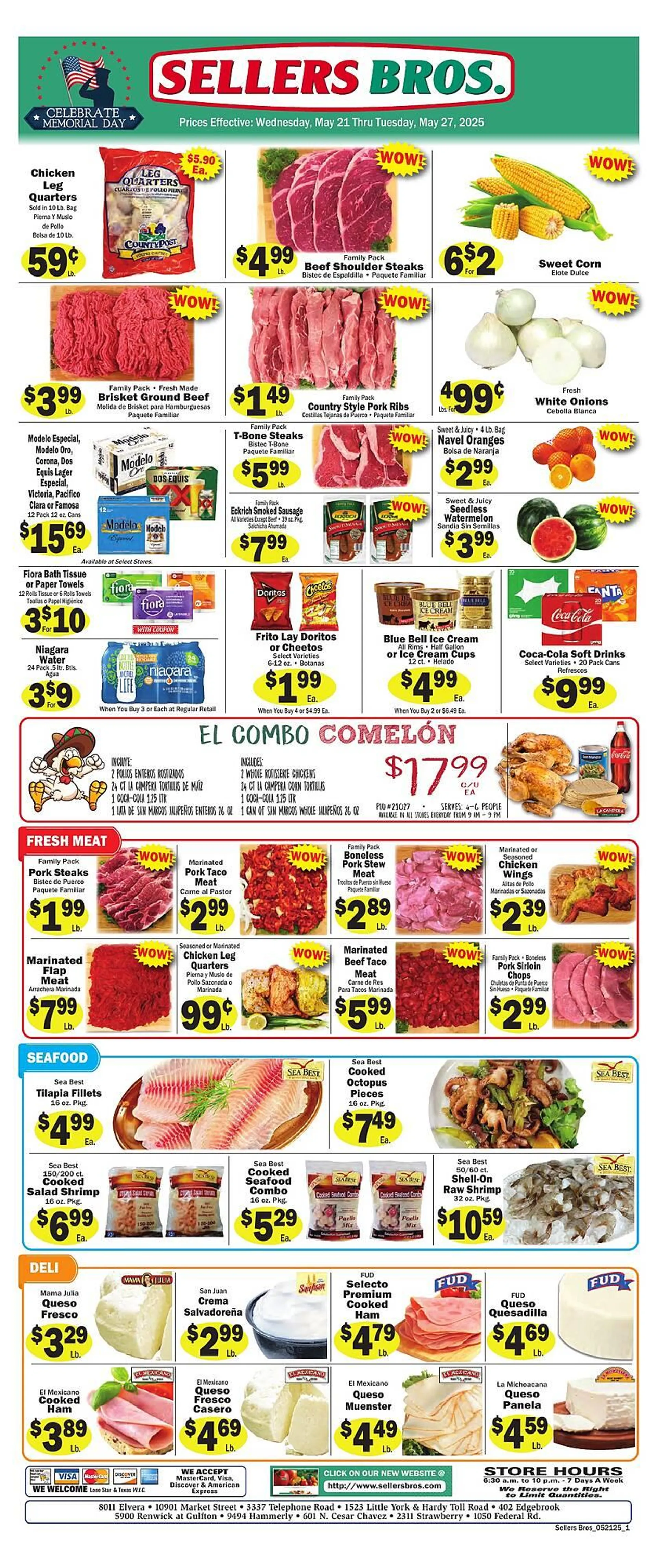 Sellers Bros Weekly Ad - 1