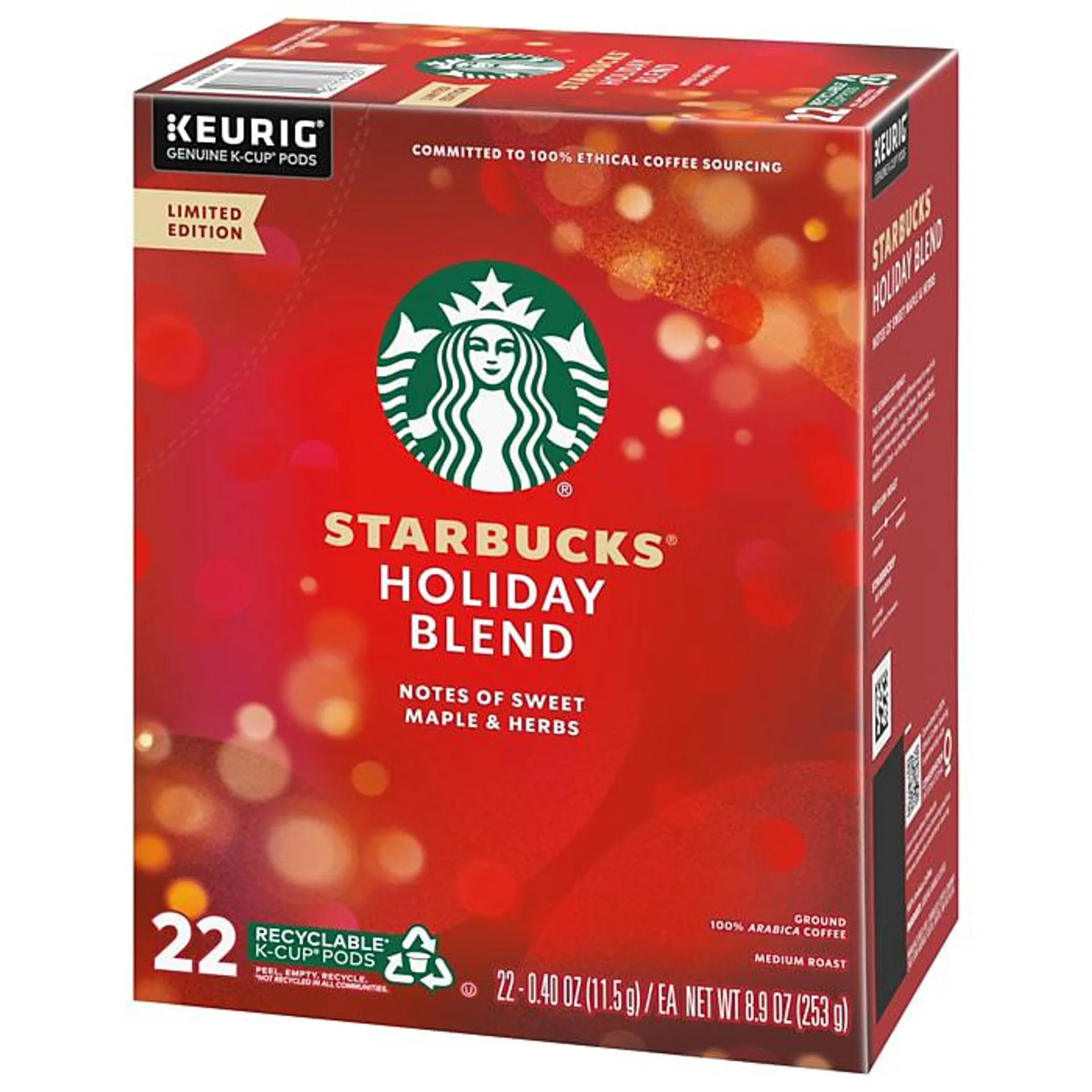 Starbucks Holiday Blend Coffee Keurig® K-Cup® Pods,