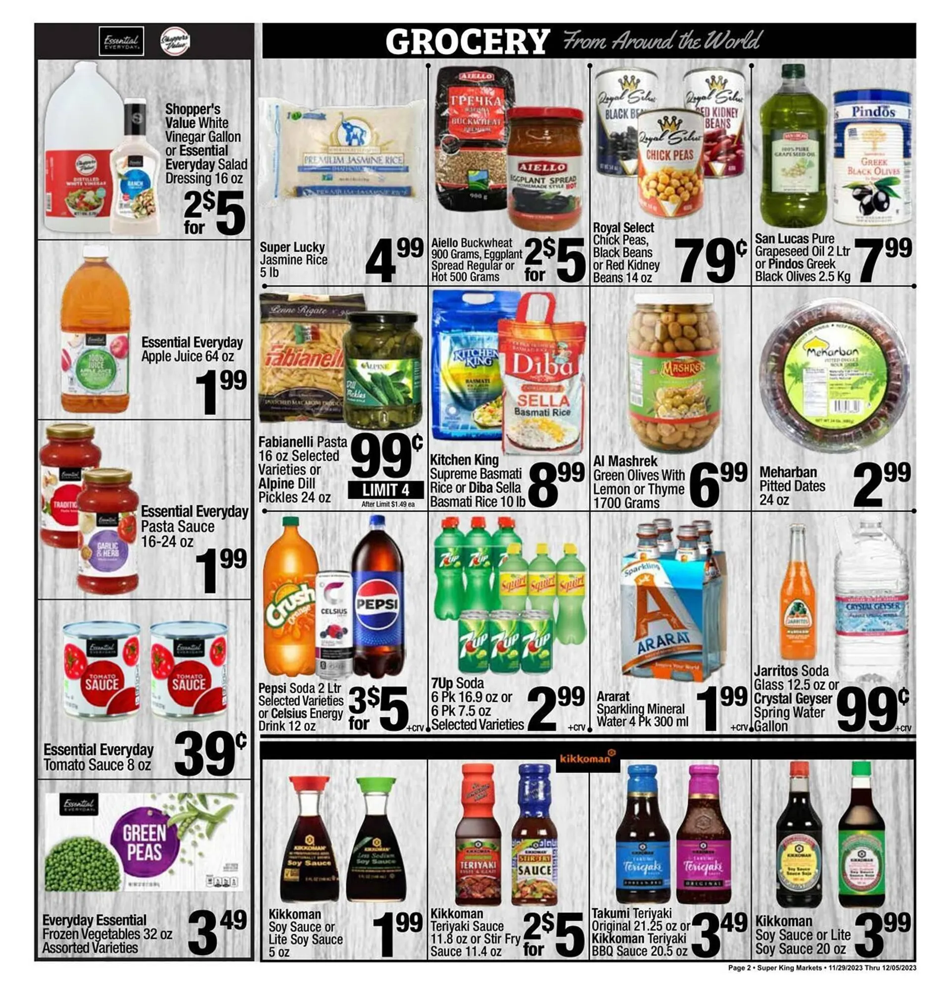 Weekly ad Super King Markets Weekly Ad from November 29 to December 5 2023 - Page 2