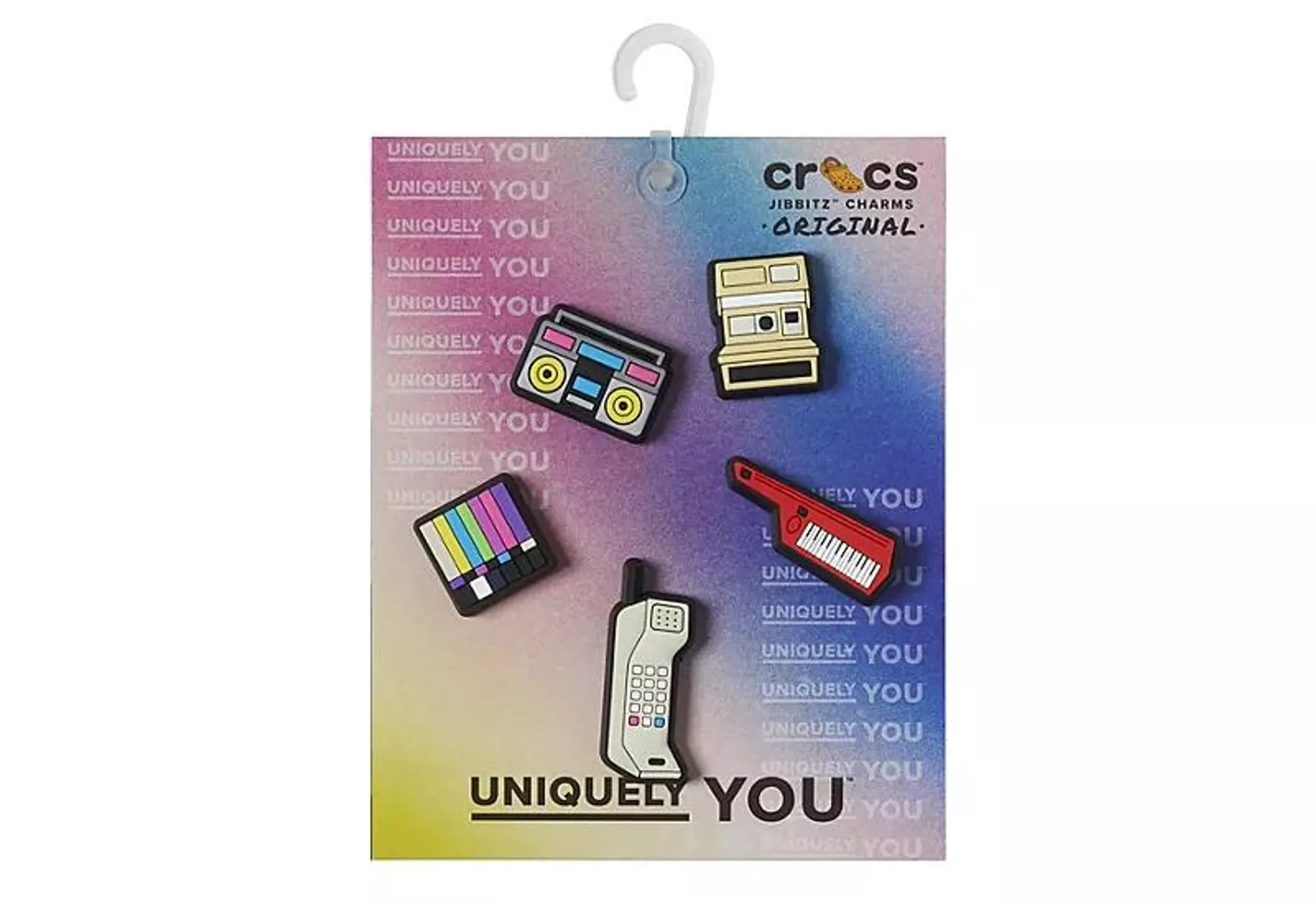 Crocs Unisex 90s Retro Vibe 5 Pack Jibbitz - Assorted
