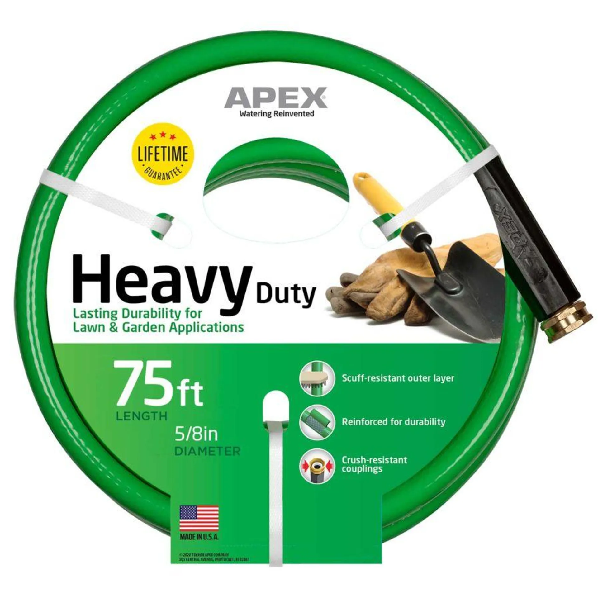 Apex® Heavy Duty Ultra Flexible® Hose, 5/8" x 75'