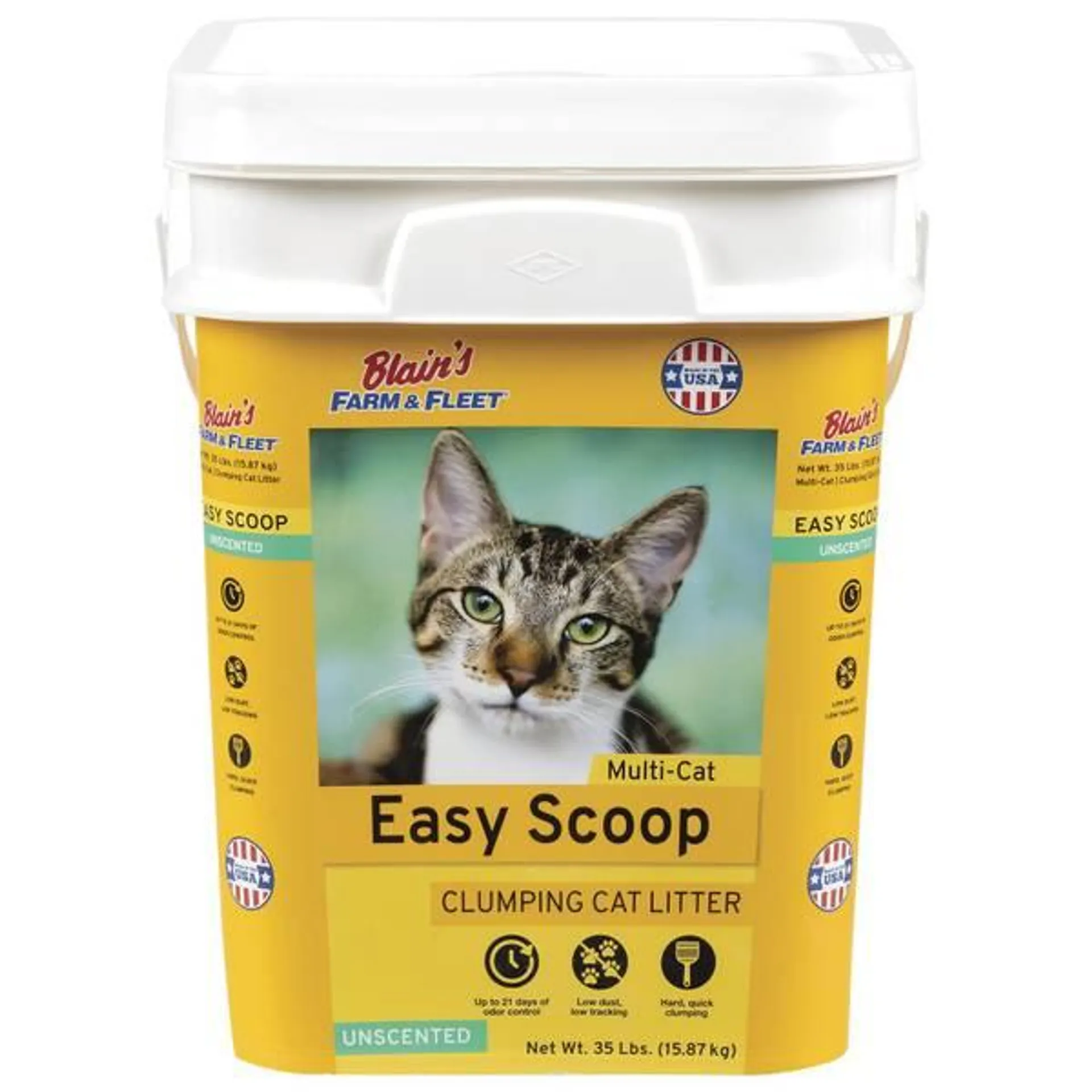 35 lb Easy Scoop Unscented Clumping Cat Litter