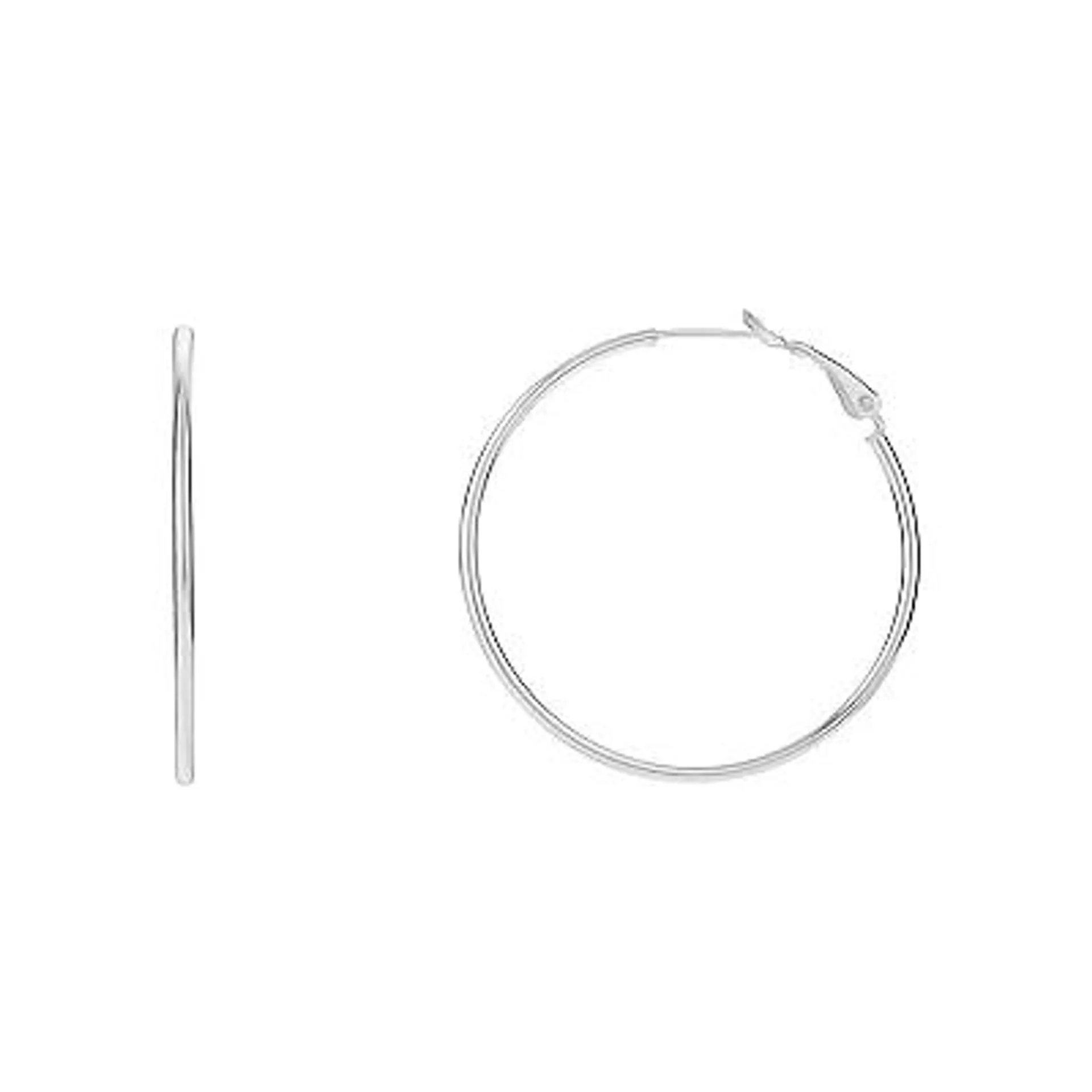 PRIMROSE Paddle Back Classic Hoop Earrings