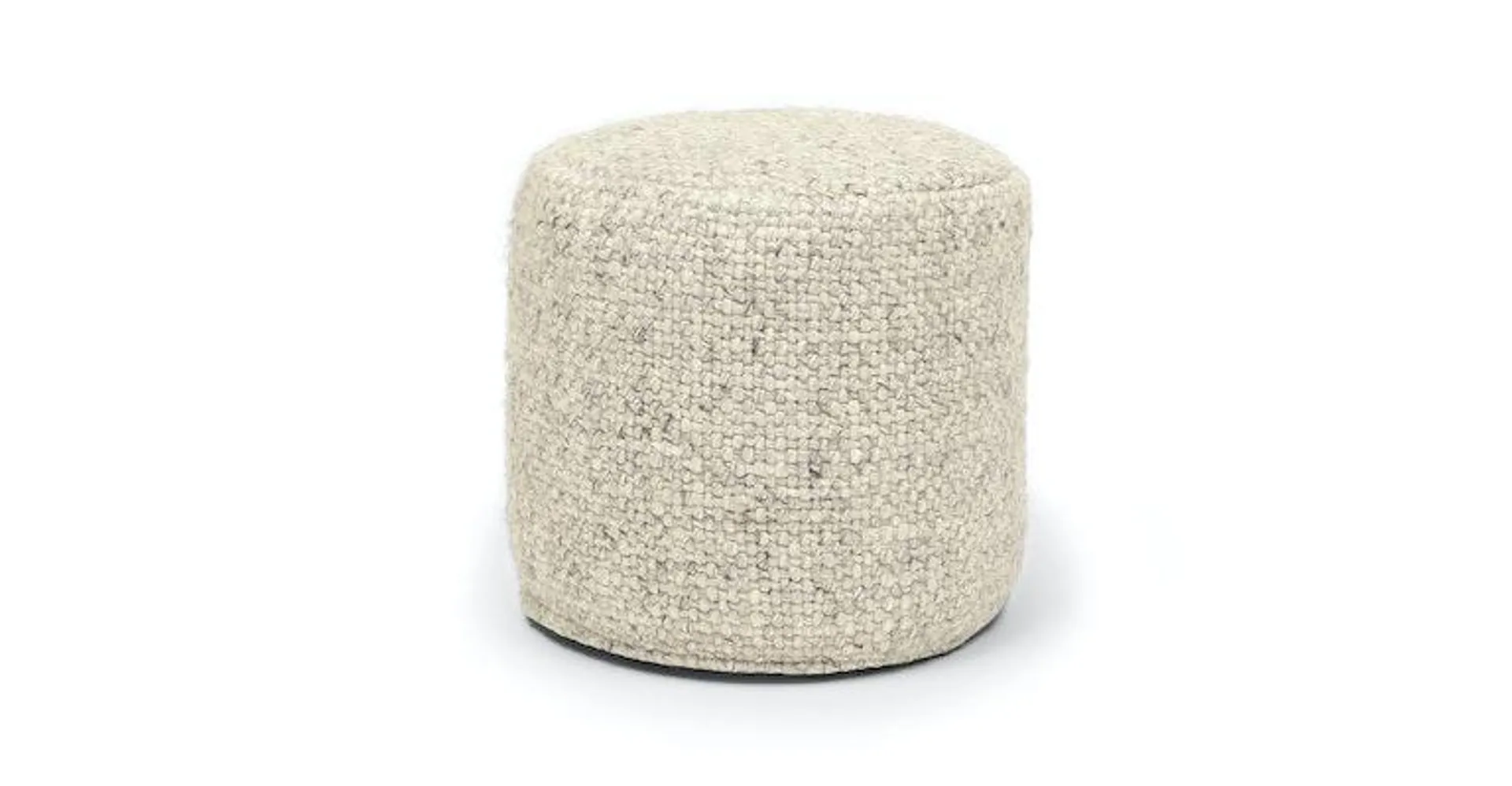 Texa Vanilla Ivory Pouf