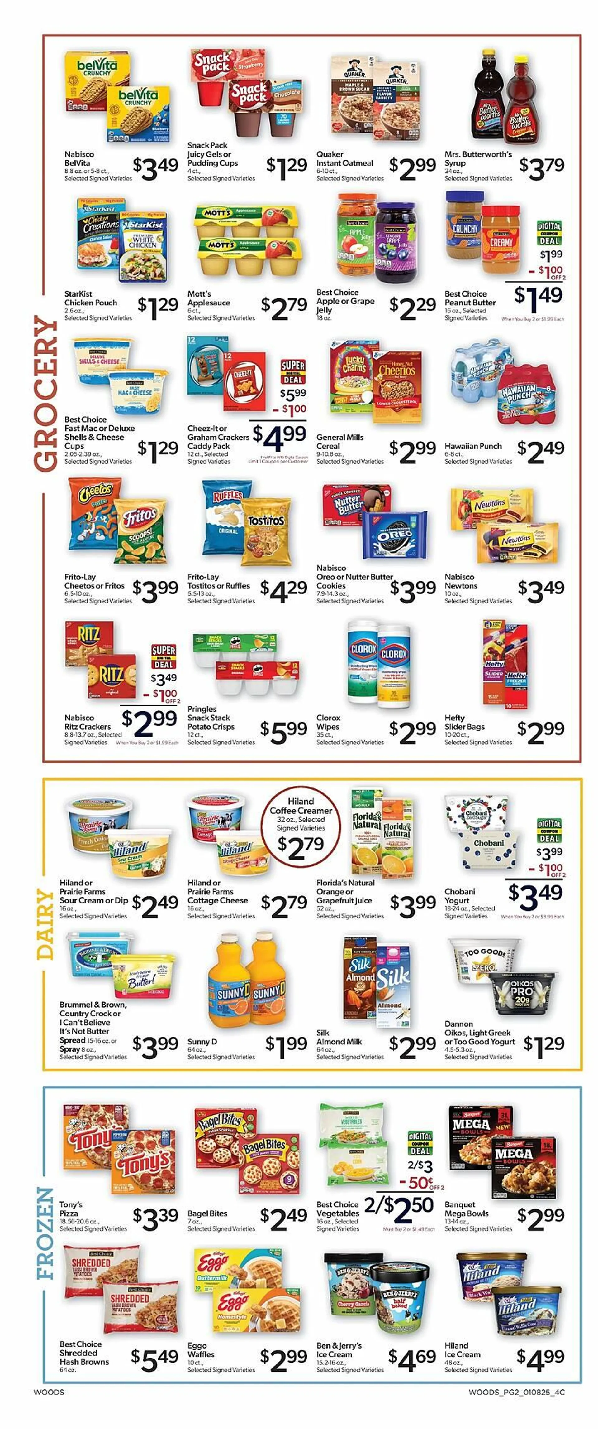 Weekly ad Woods Supermarket Weekly Ad from January 8 to January 14 2025 - Page 2