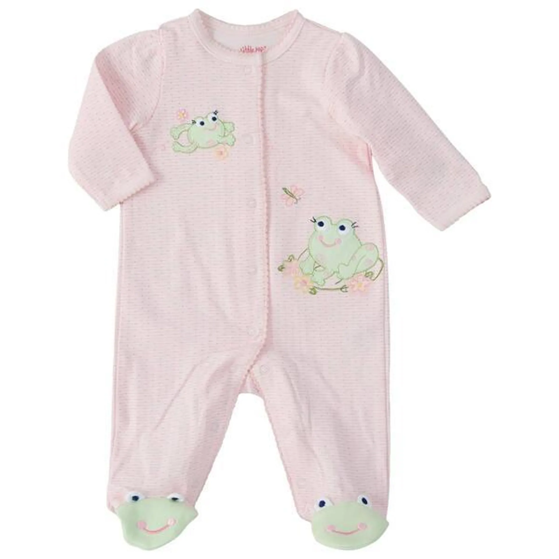 Baby Girl (NB-9M) Little Me® Frog Friends Footie Sleeper