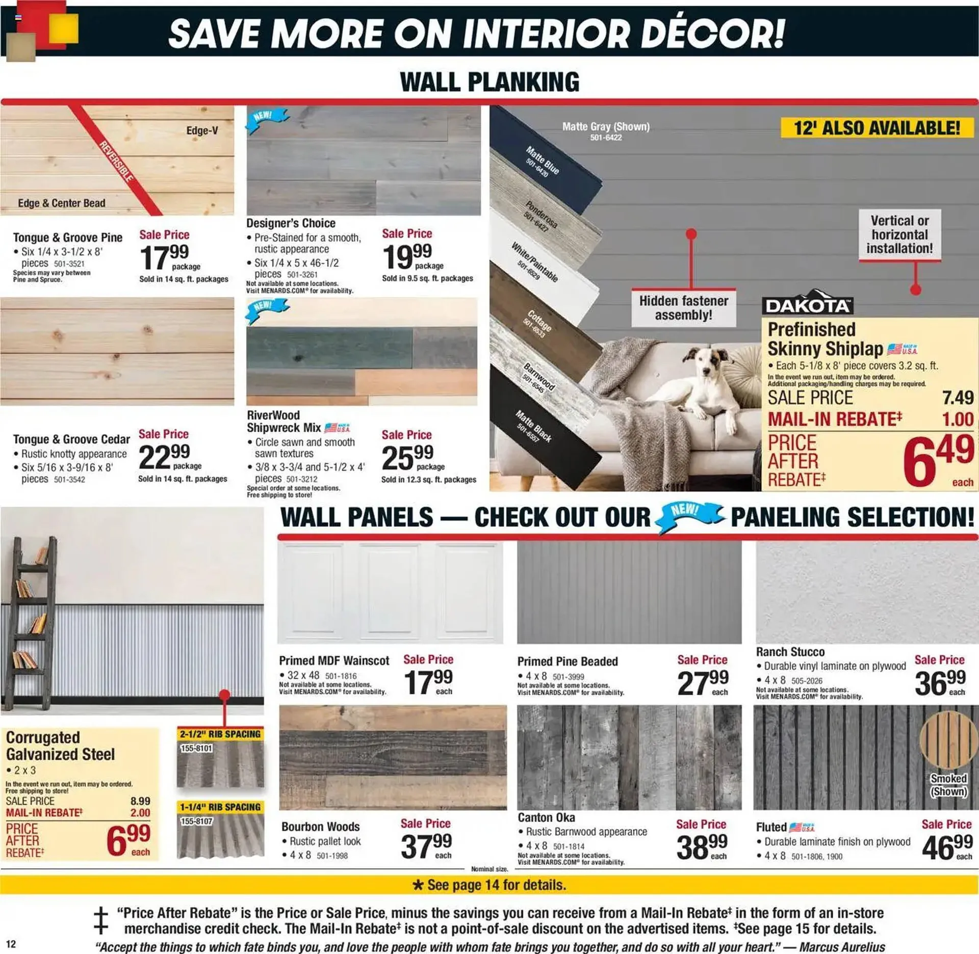 Weekly ad Menards Weekly Ad from January 1 to January 12 2025 - Page 19