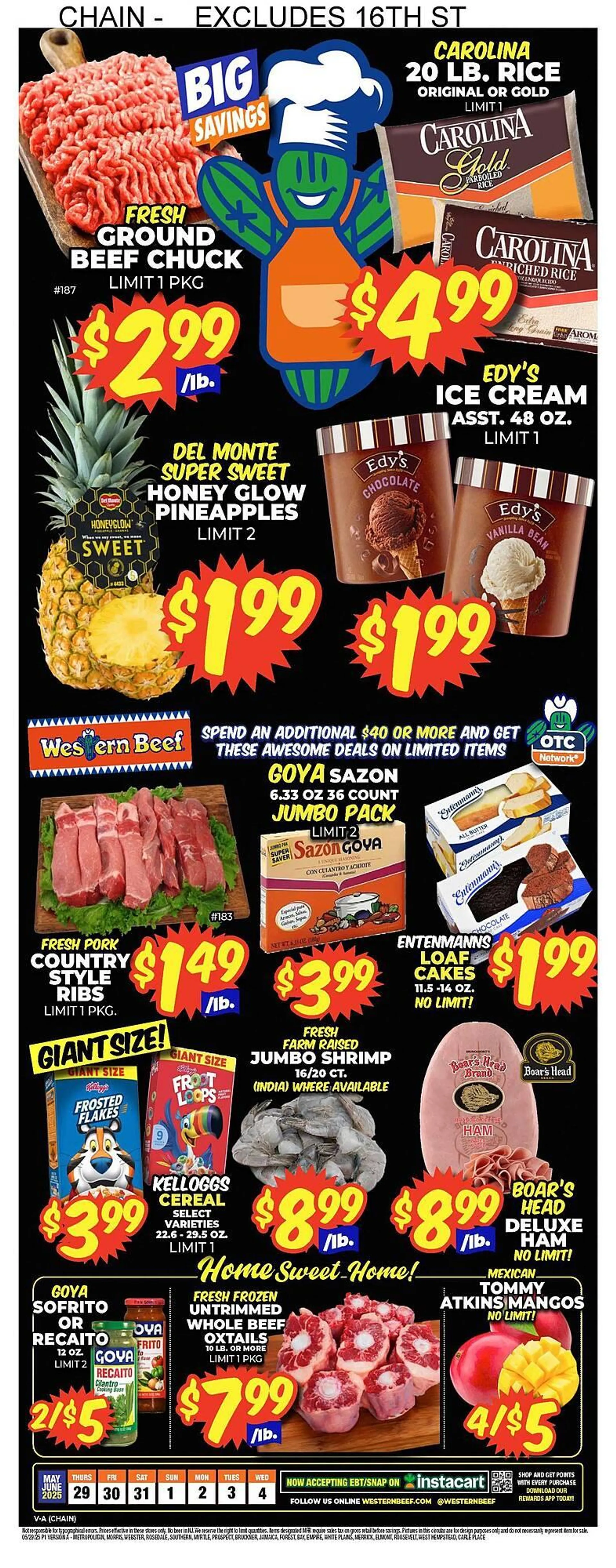 Weekly ad Western Beef Weekly Ad from May 29 to June 4 2025 - Page 1