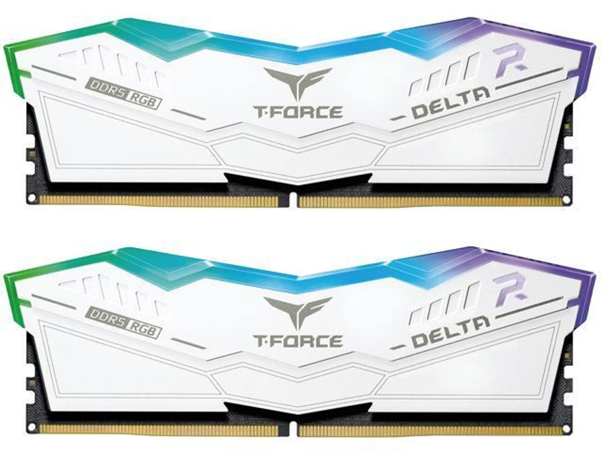 Team T-Force Delta RGB 32GB (2 x 16GB) 288-Pin PC RAM DDR5 6000 (PC5 48000) Desktop Memory Model FF4D532G6000HC30DC01