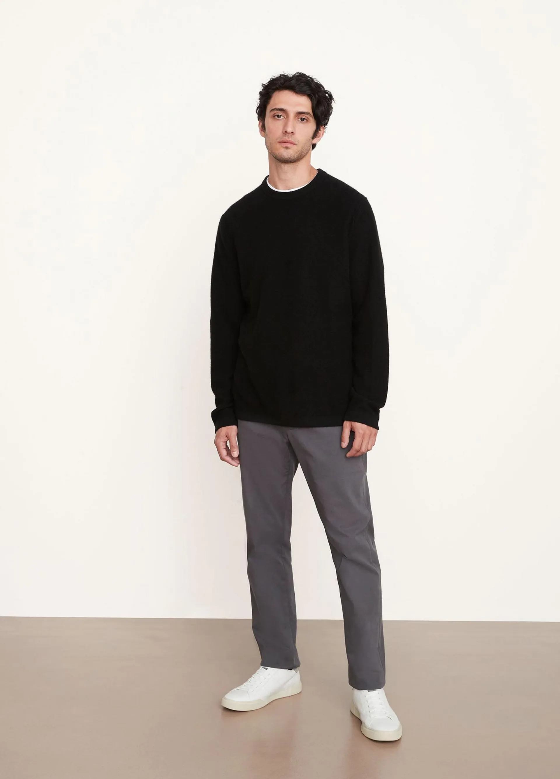 Plush Cashmere Long Sleeve Crew