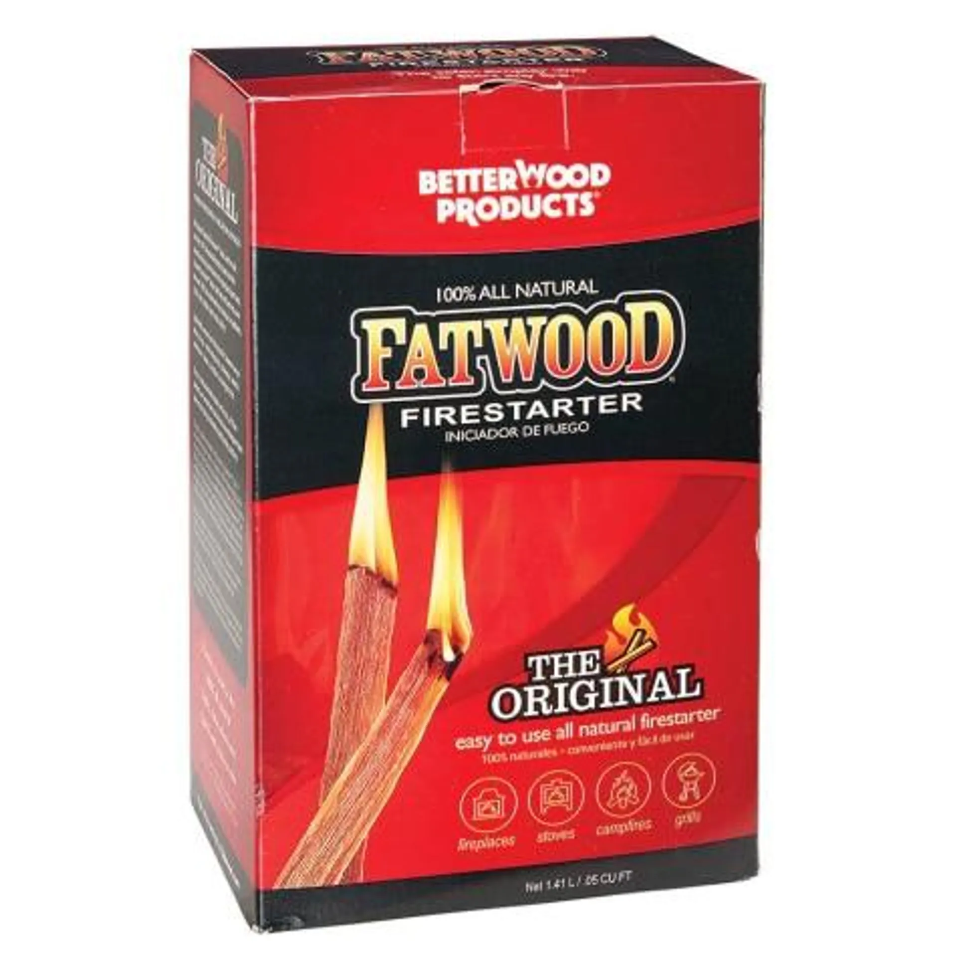 Fatwood All-Natural Firestarter, 1.41 L