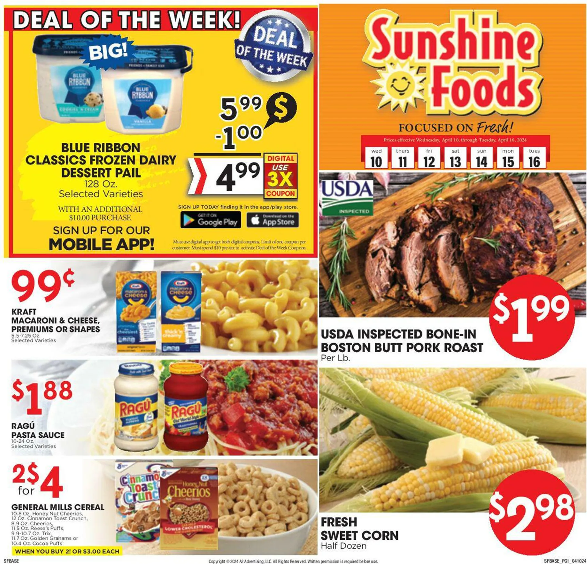 Weekly ad Sunshine Foods from April 10 to April 16 2024 - Page 