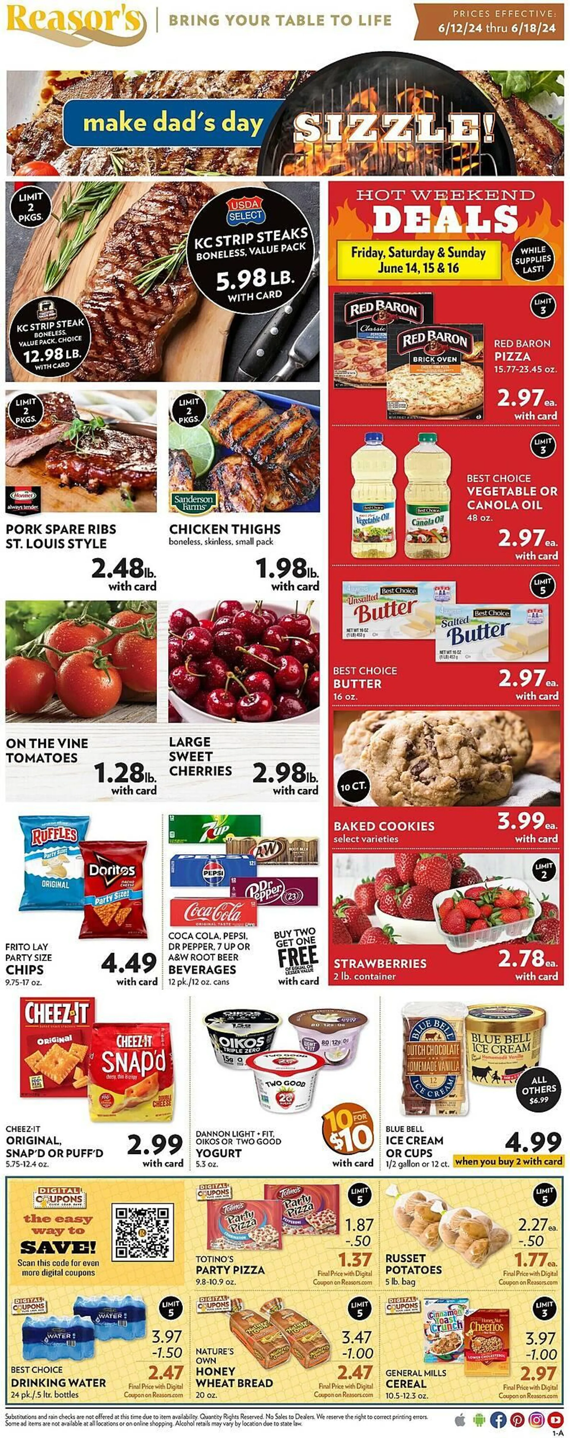 Reasors Weekly Ad - 1