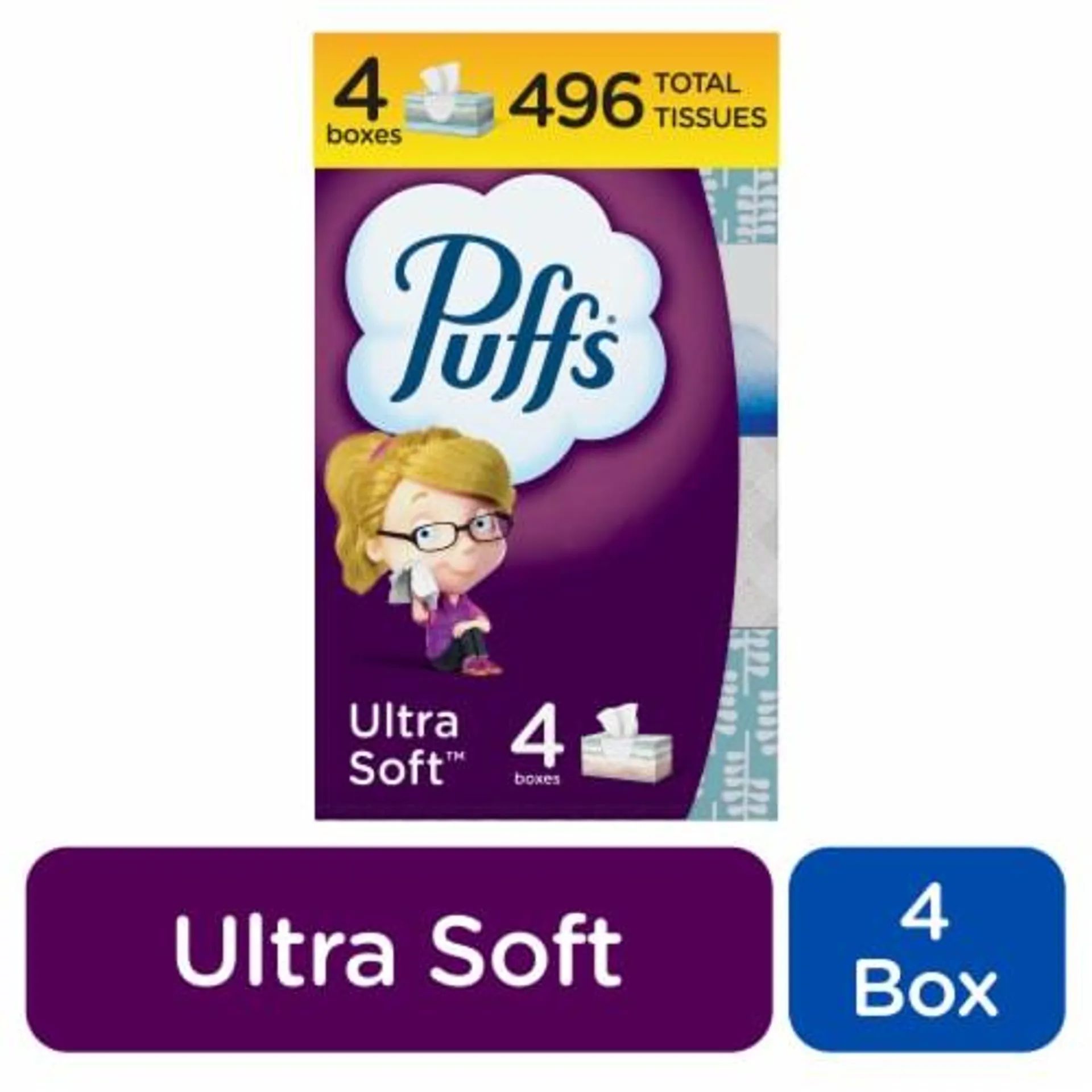 Puffs Ultra Soft Family Facial Tissues