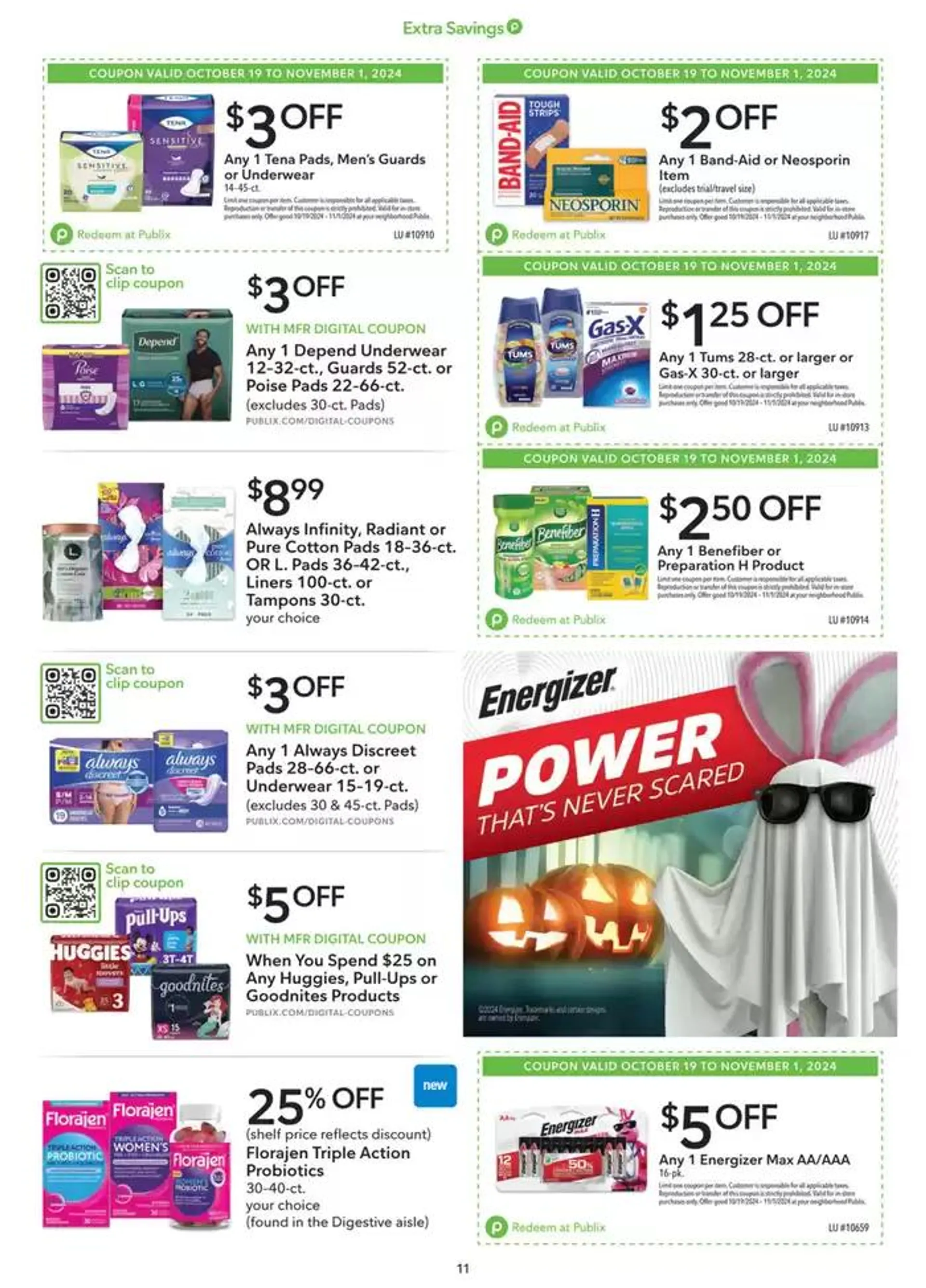 Weekly ad Publix Extra Savings from October 19 to November 1 2024 - Page 2