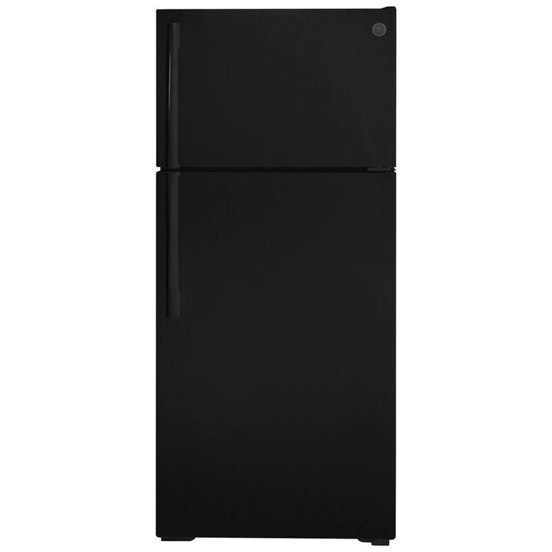 GE 28 in. 16.6 cu. ft. Top Freezer Refrigerator - Black