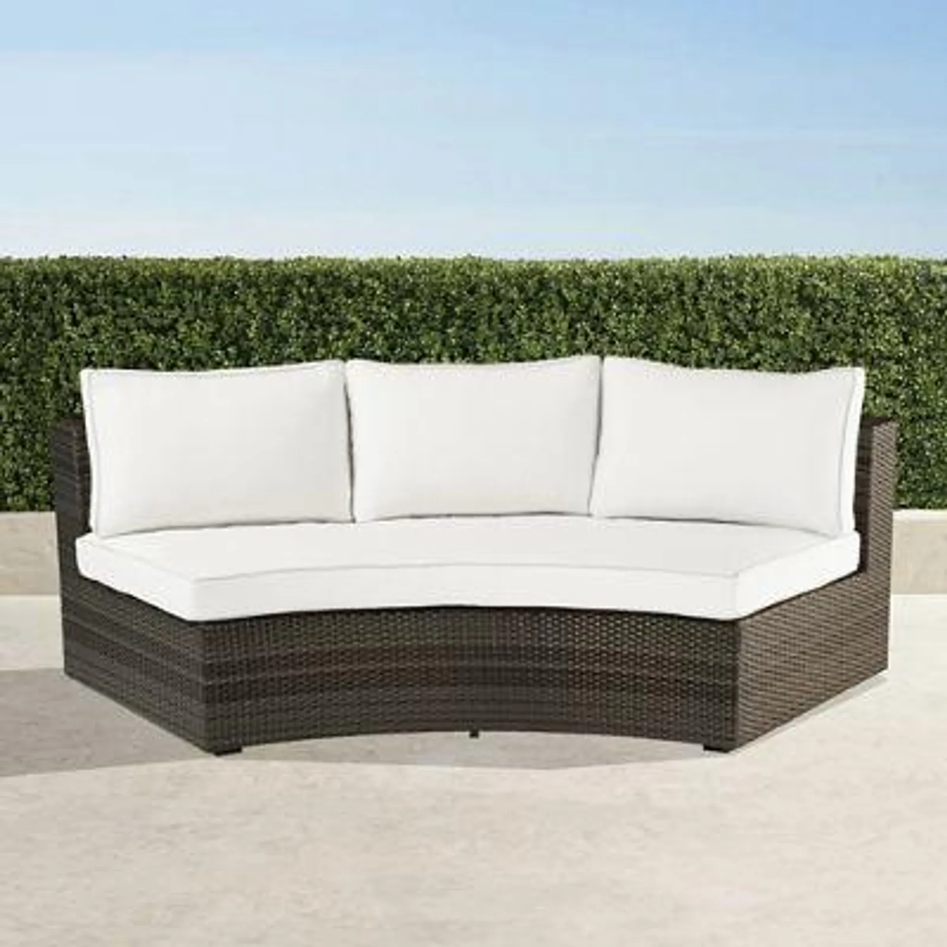 Pasadena II Modular Sofa in Bronze Wicker